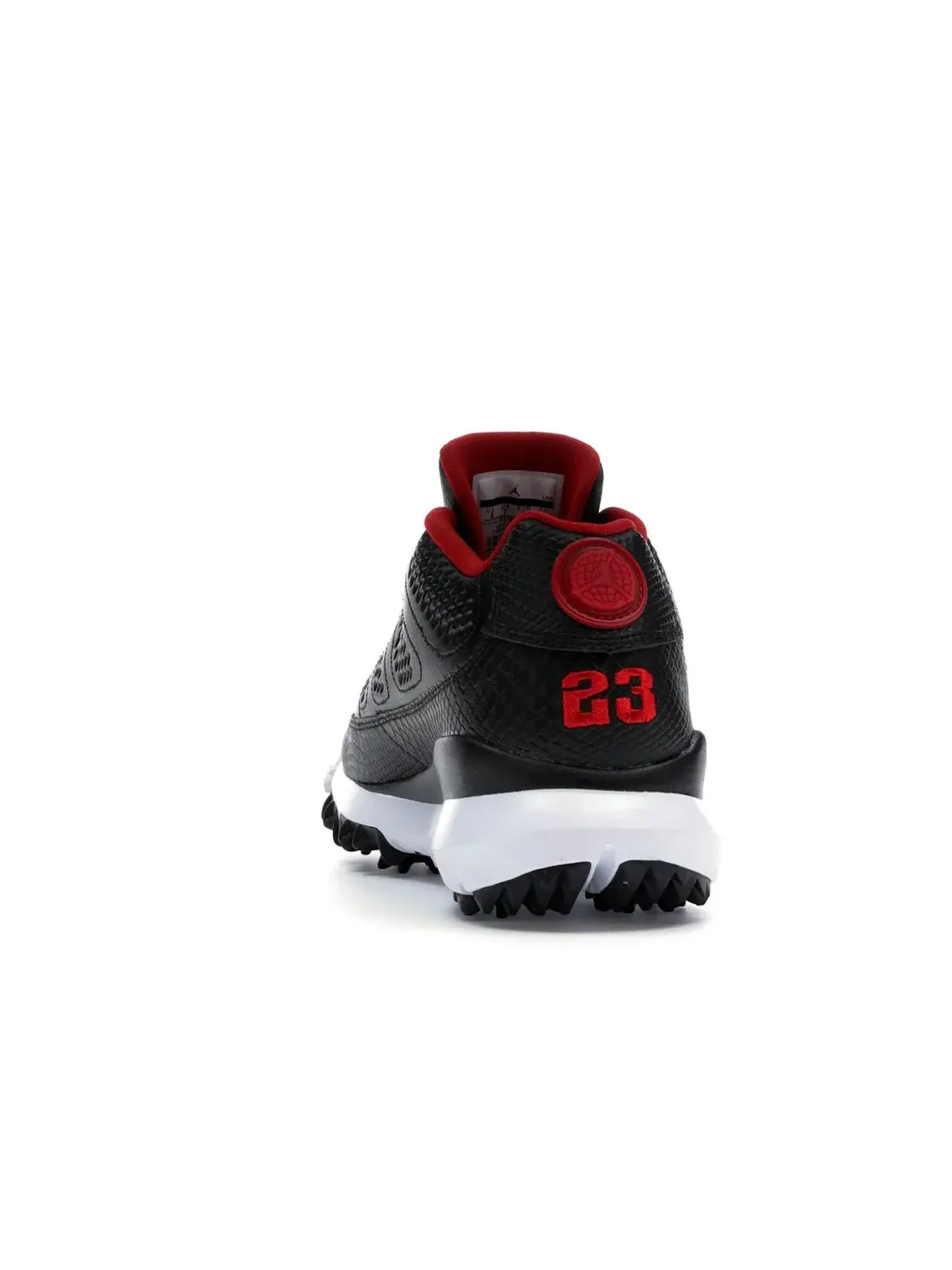 Мужские гольф-шиповки Jordan 9 Retro Golf Cleat — изображение 4 из 4, черный/красный-белый