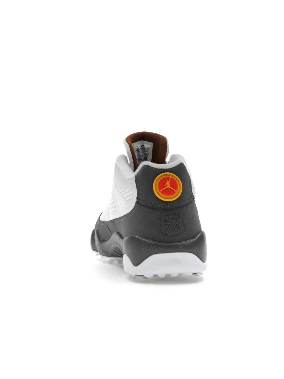 Мужские шиповки Jordan 9 Retro Low Golf White/University Gold-Cool Grey-Anthracite — изображение 4 из 4