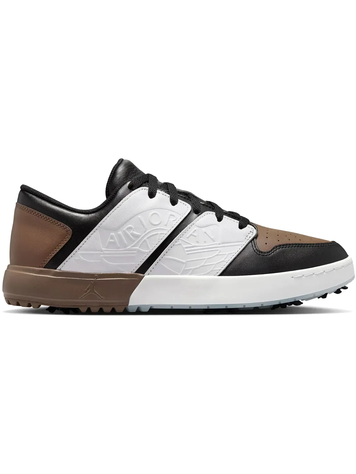 Мужские шиповки Jordan NU Retro 1 Golf — изображение 1 из 1, черный белый