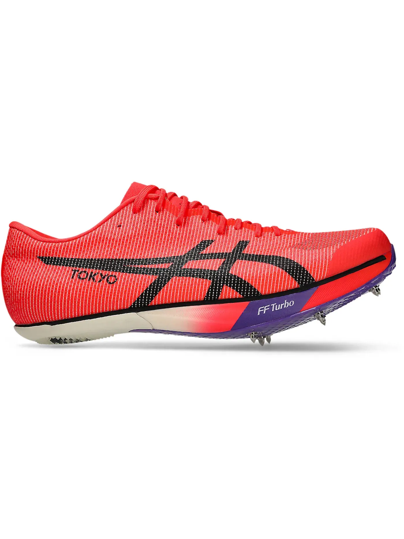 Мужские шиповки для бега с карбоновой пластиной ASICS Metaspeed 2 — изображение 1 из 1, красный/черный