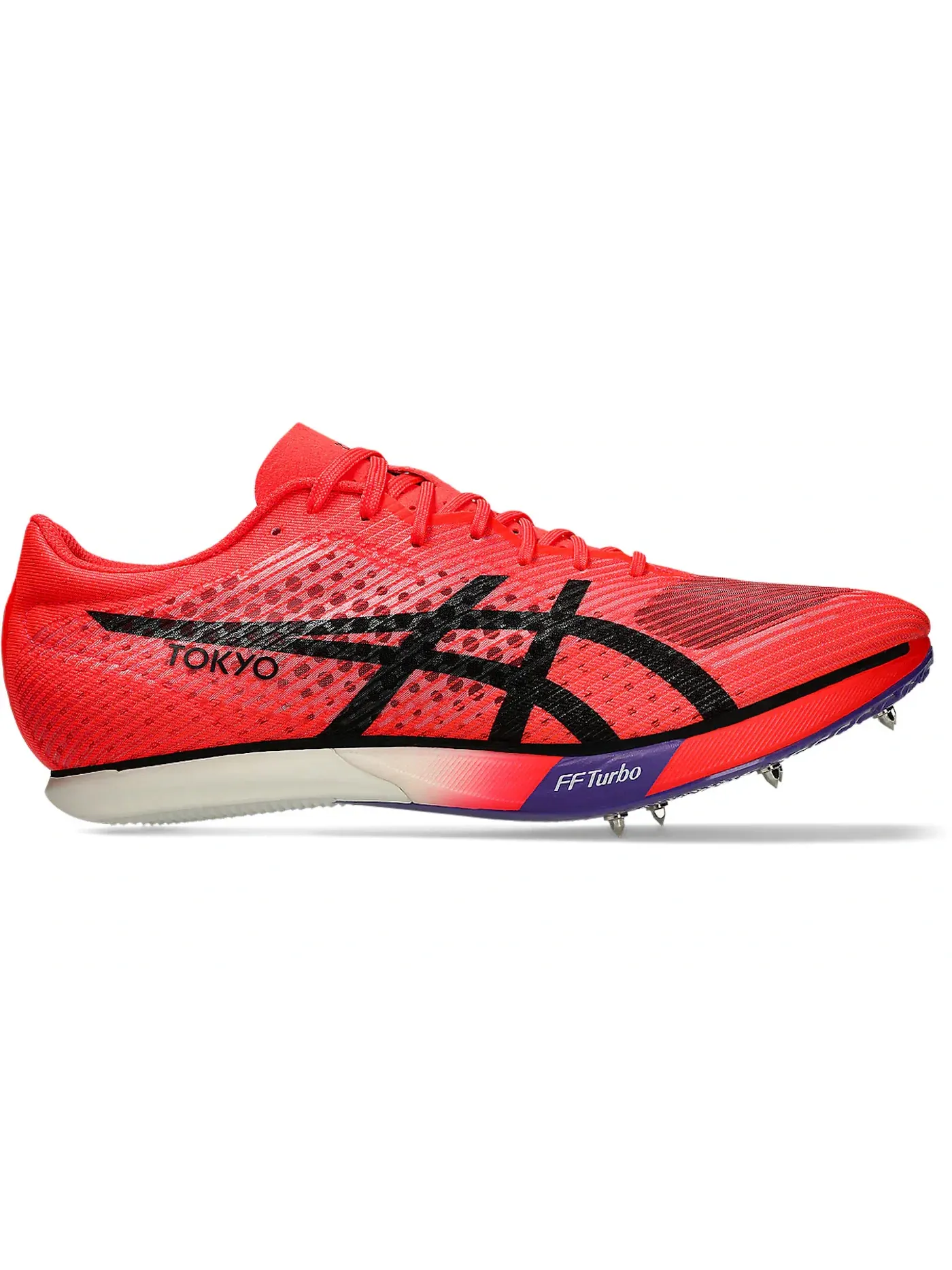 Мужские шиповки для бега ASICS Metaspeed MD — изображение 1 из 1, красный/черный