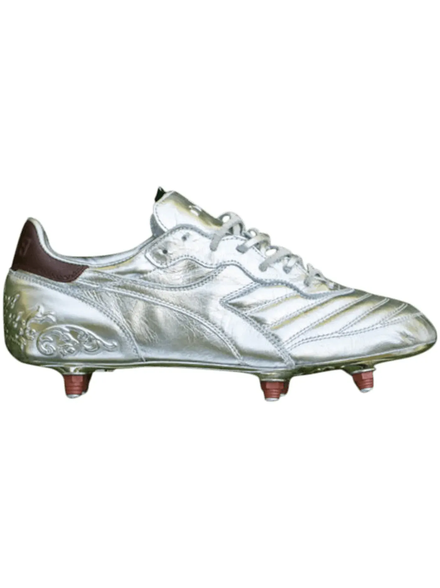 Мужские бутсы с принтом Diadora x BAIT OG Brasil COPA Centenario Soccer Cleats BAIT — изображение 1 из 1, серебряный