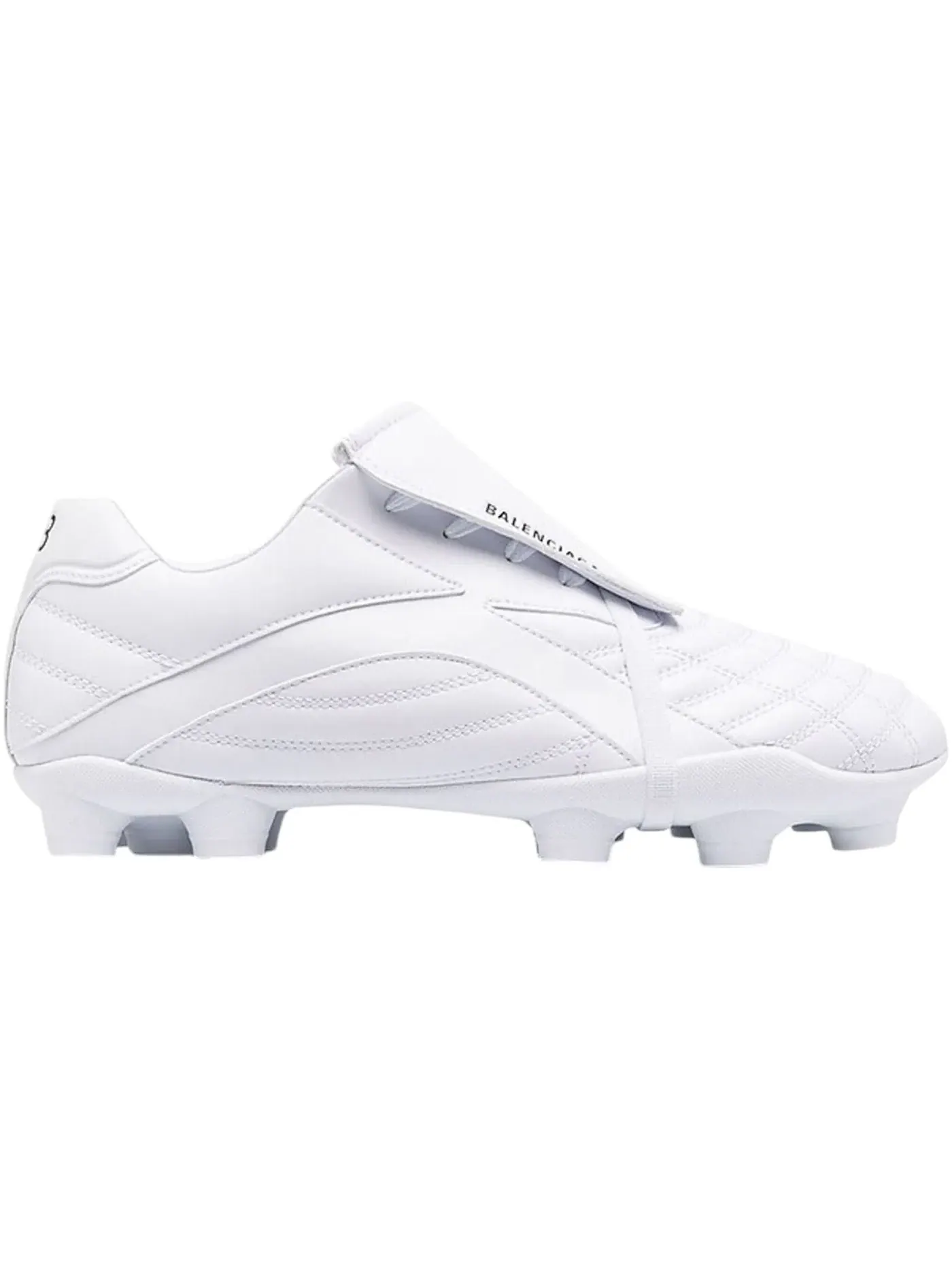Бутсы женские Balenciaga Soccer Sneakers, классический дизайн — изображение 1 из 1, белый/черный