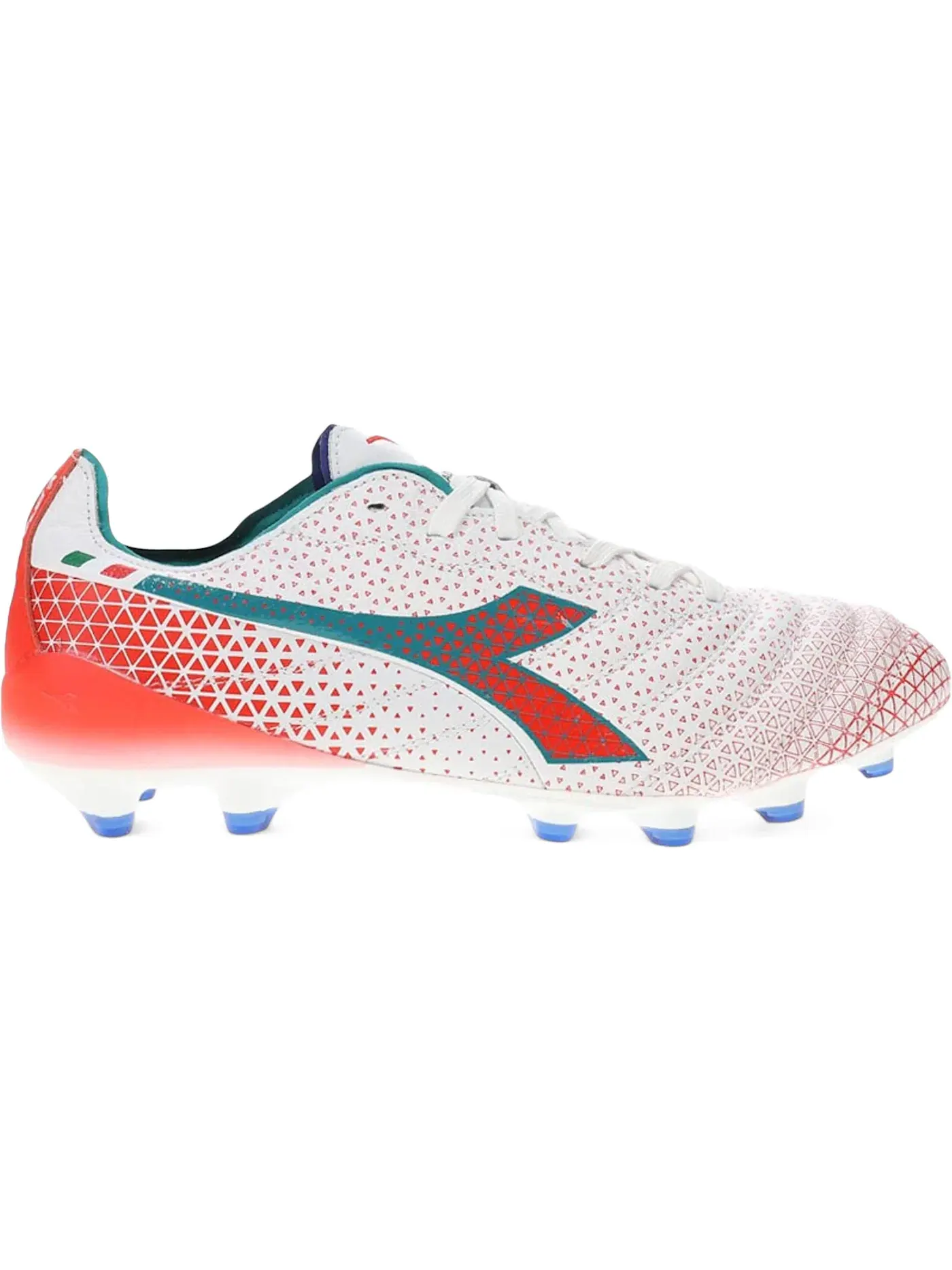 Мужские бутсы с длинным рукавом Diadora Brasil Elite Tech GR ITA LPX FG — изображение 1 из 1, белый синий красный