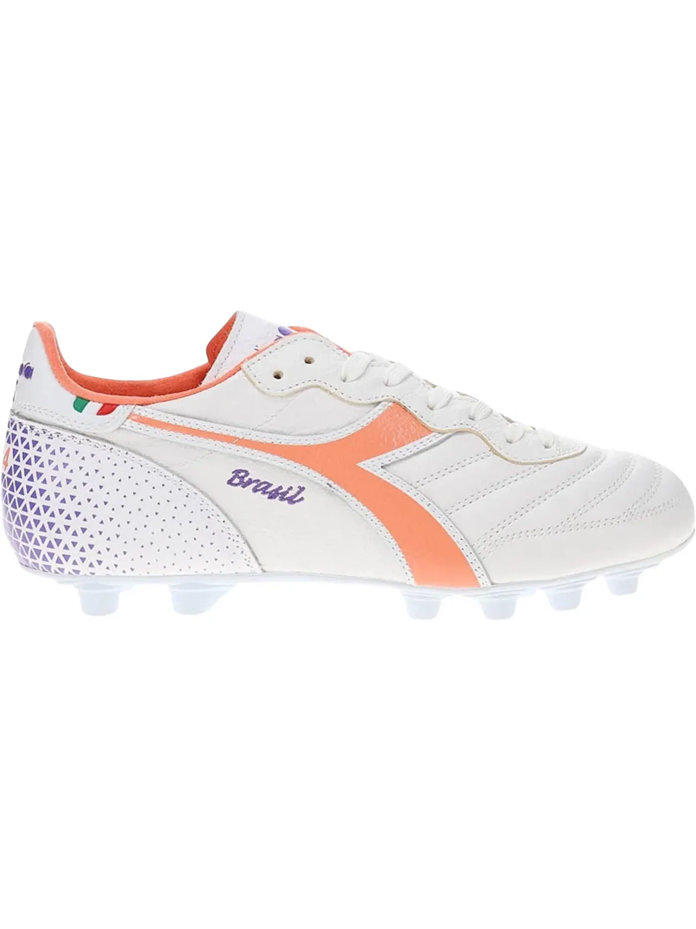 Мужские бутсы с длинным рукавом Diadora Brasil Italy OG GR LT+ MDPU FG — изображение 1 из 1, белый