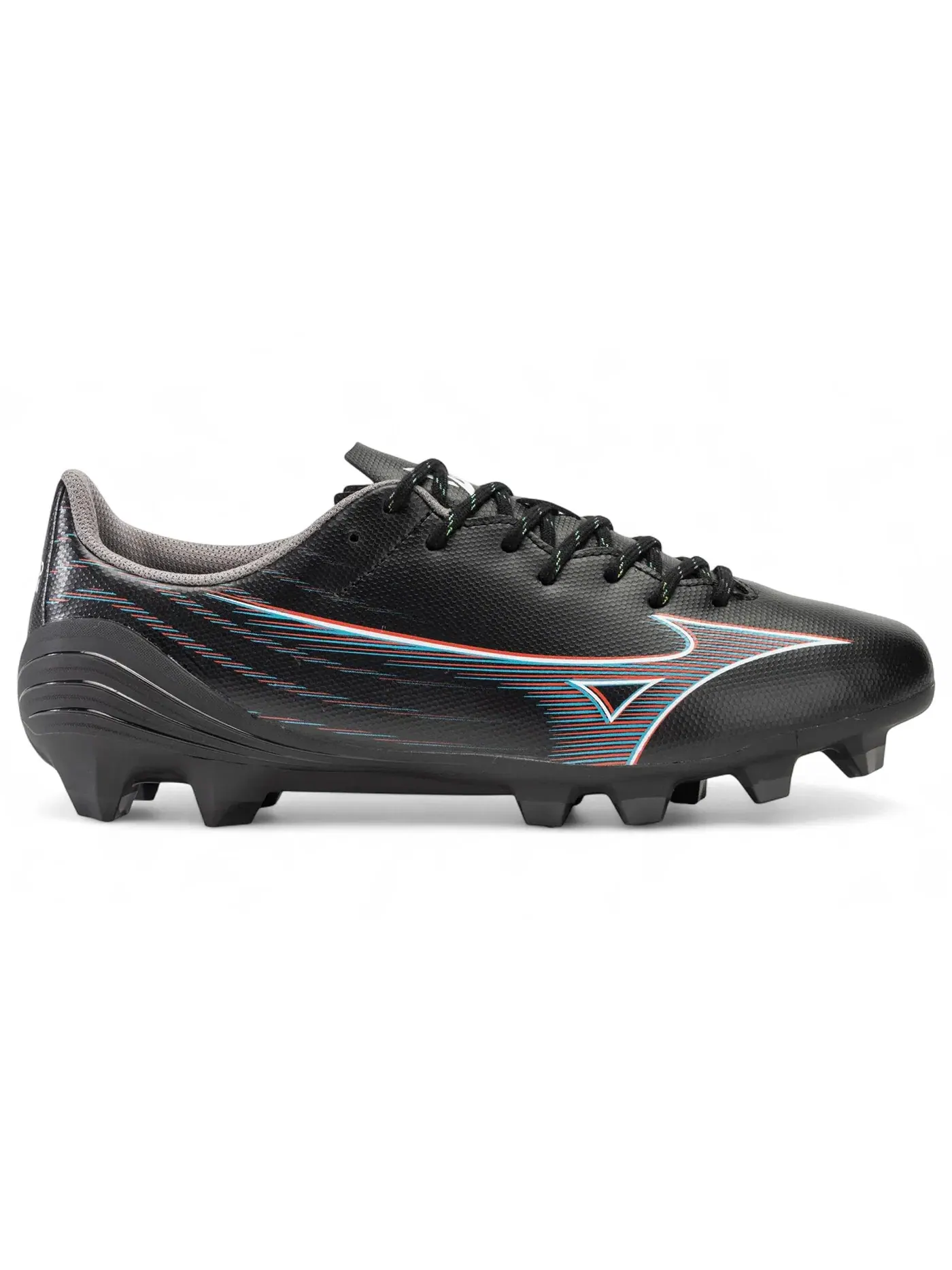 Мужские бутсы с шипами Mizuno Alpha Select FG — изображение 1 из 1, черный/красный