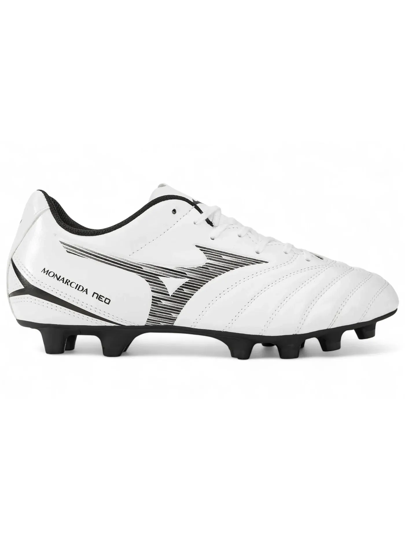 Мужские бутсы с шипами Mizuno Monarcida Neo III Select MD — изображение 1 из 1, белый/черный