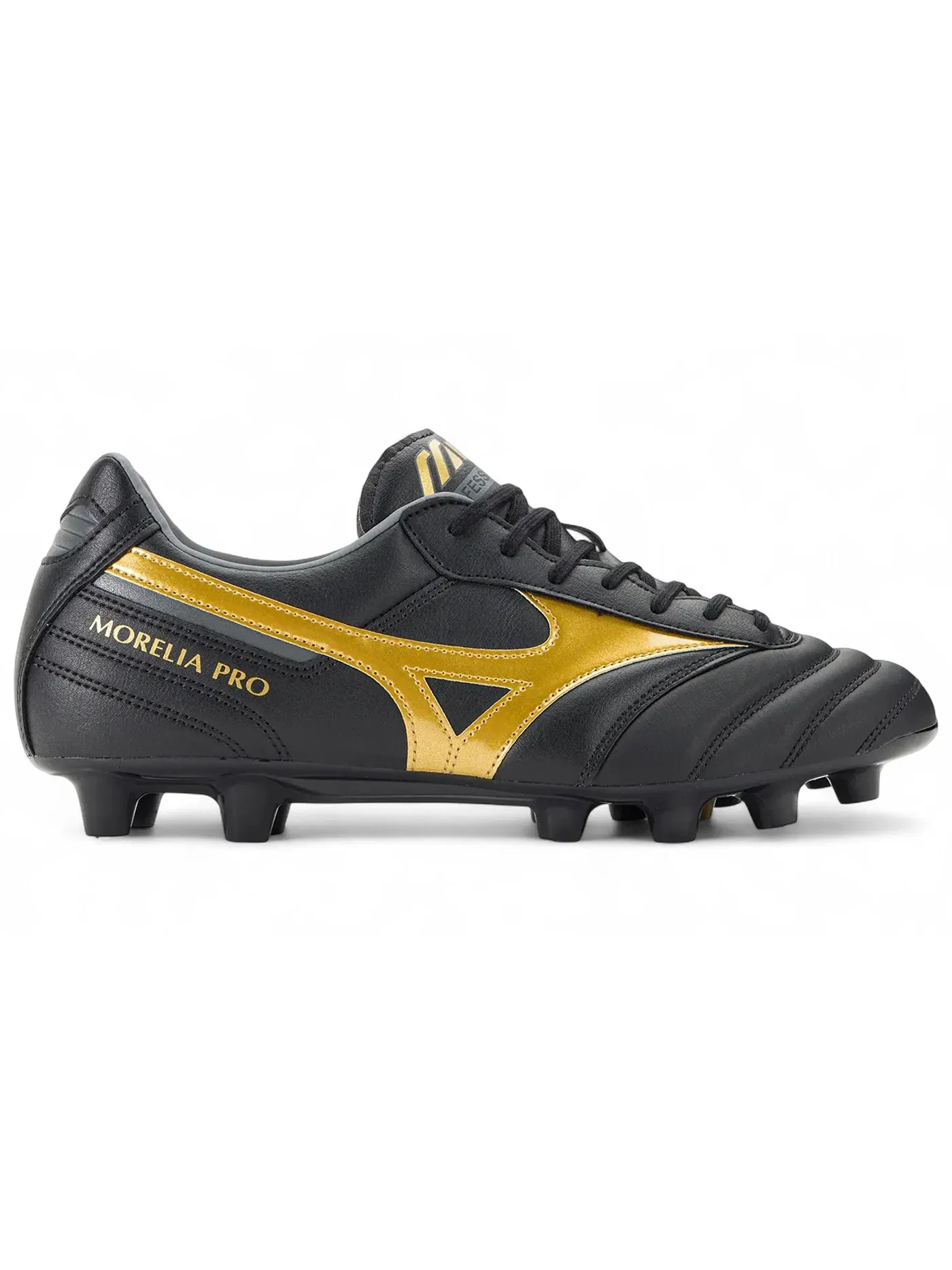 Мужские бутсы с длинным рукавом Mizuno Morelia II Pro MD Mizuno — изображение 1 из 1, черный/золотистый/темный