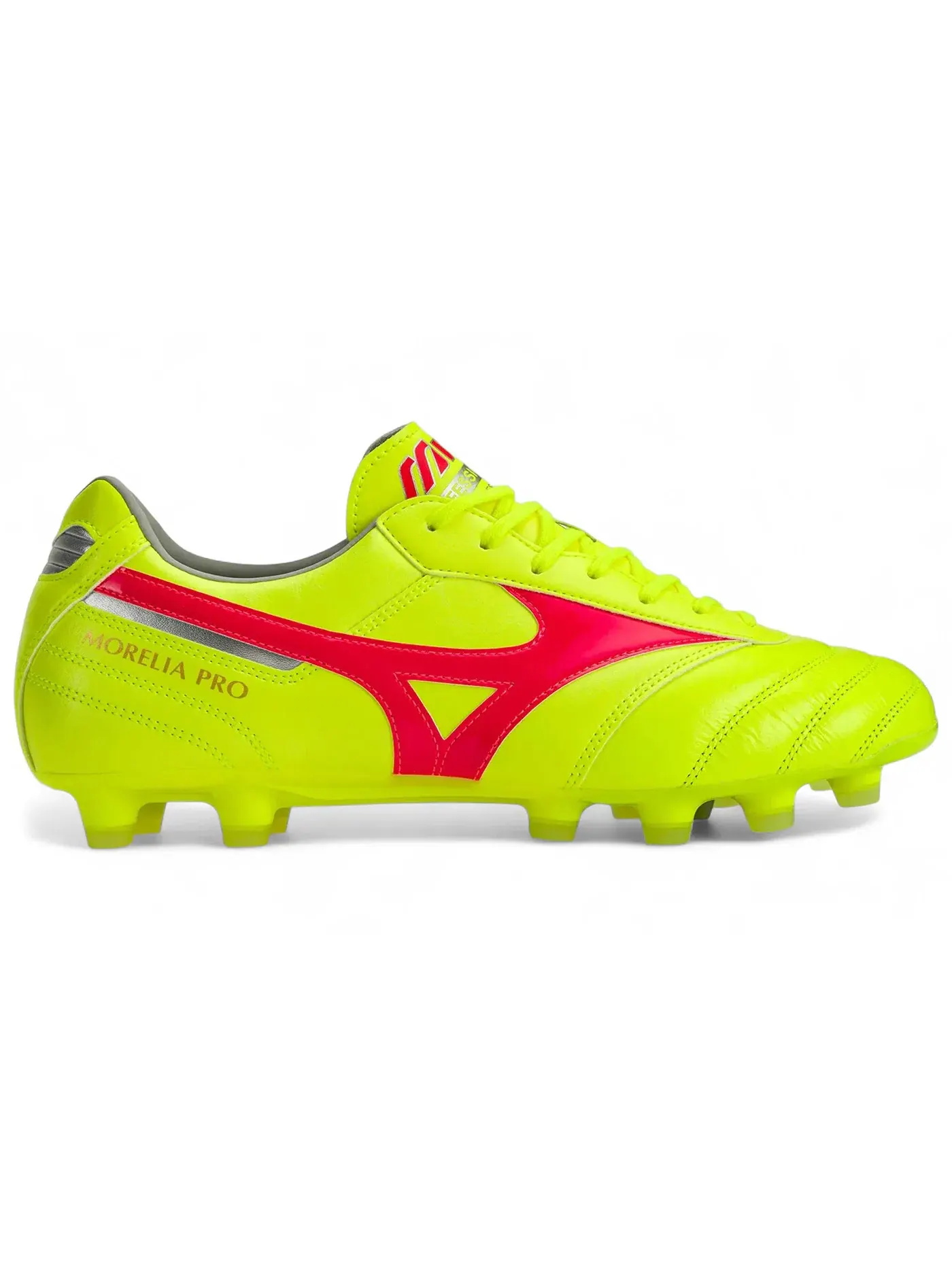 Мужские бутсы с длинным рукавом Mizuno Morelia II Pro MD — изображение 1 из 1, желтый серебристый