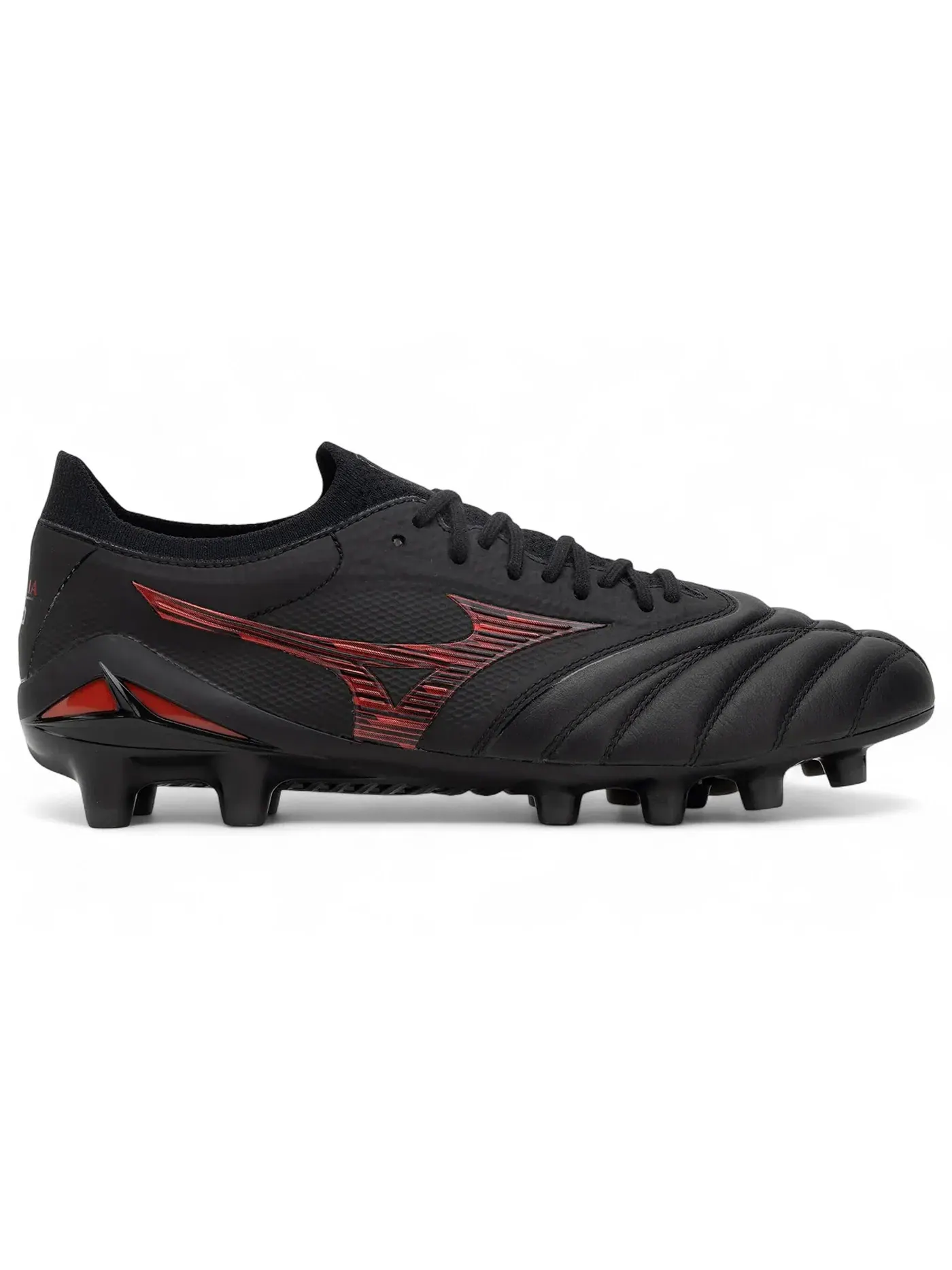 Мужские бутсы с длинным рукавом Morelia Neo IV Beta Mizuno — изображение 1 из 1, черный/красный/черный
