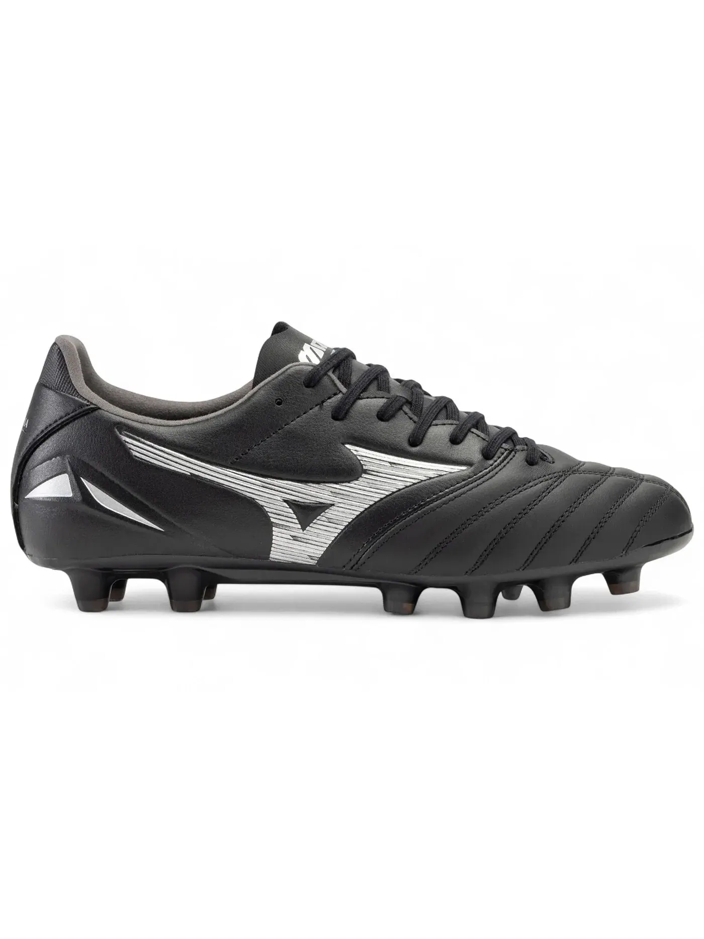 Мужские бутсы для футбола с шипами Mizuno Morelia Neo IV Pro FG — изображение 1 из 1, черный серебристый