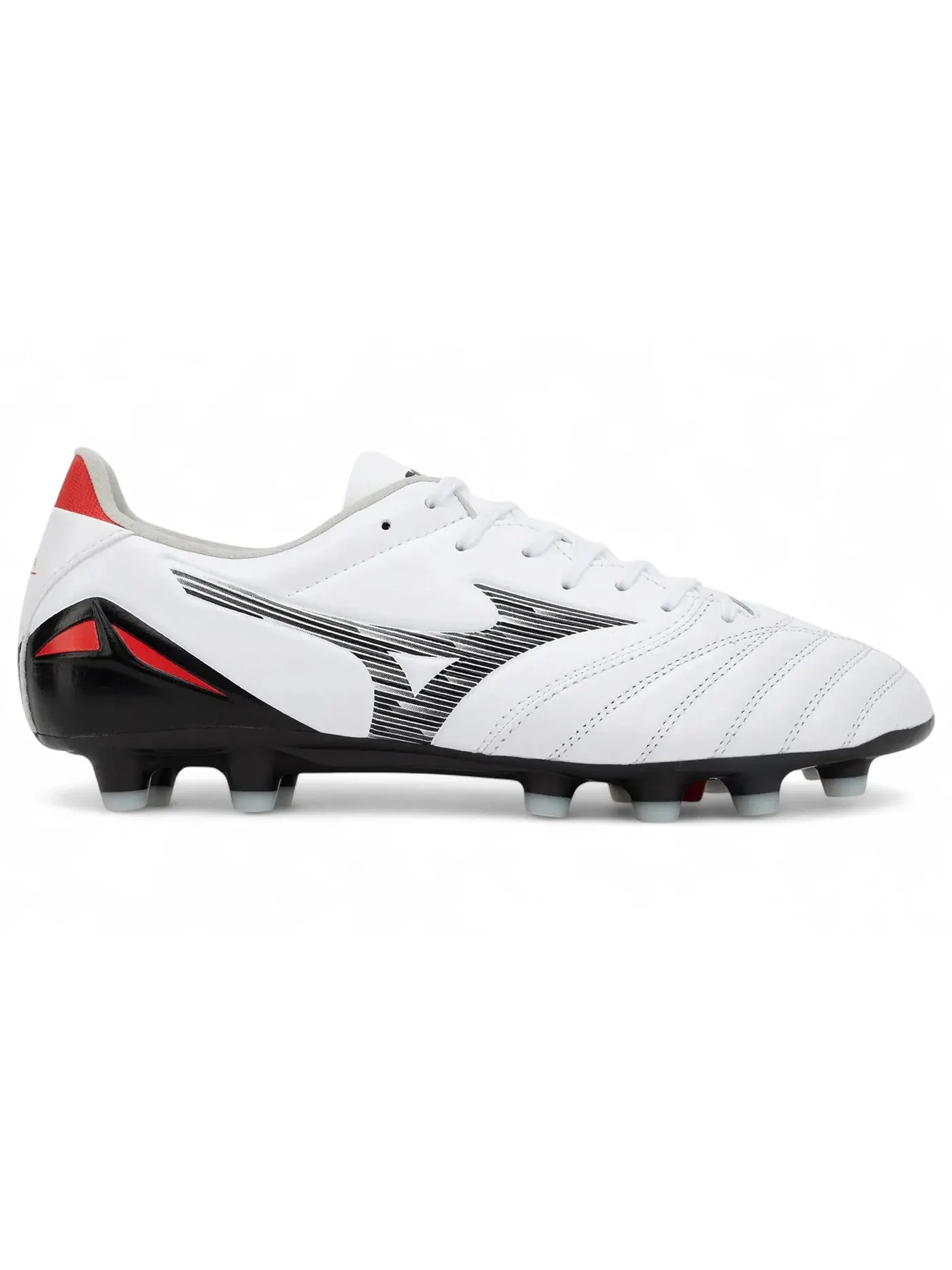 Мужские бутсы с длинным рукавом Mizuno Morelia Neo IV Pro MD — изображение 1 из 1, белый/черный/красный