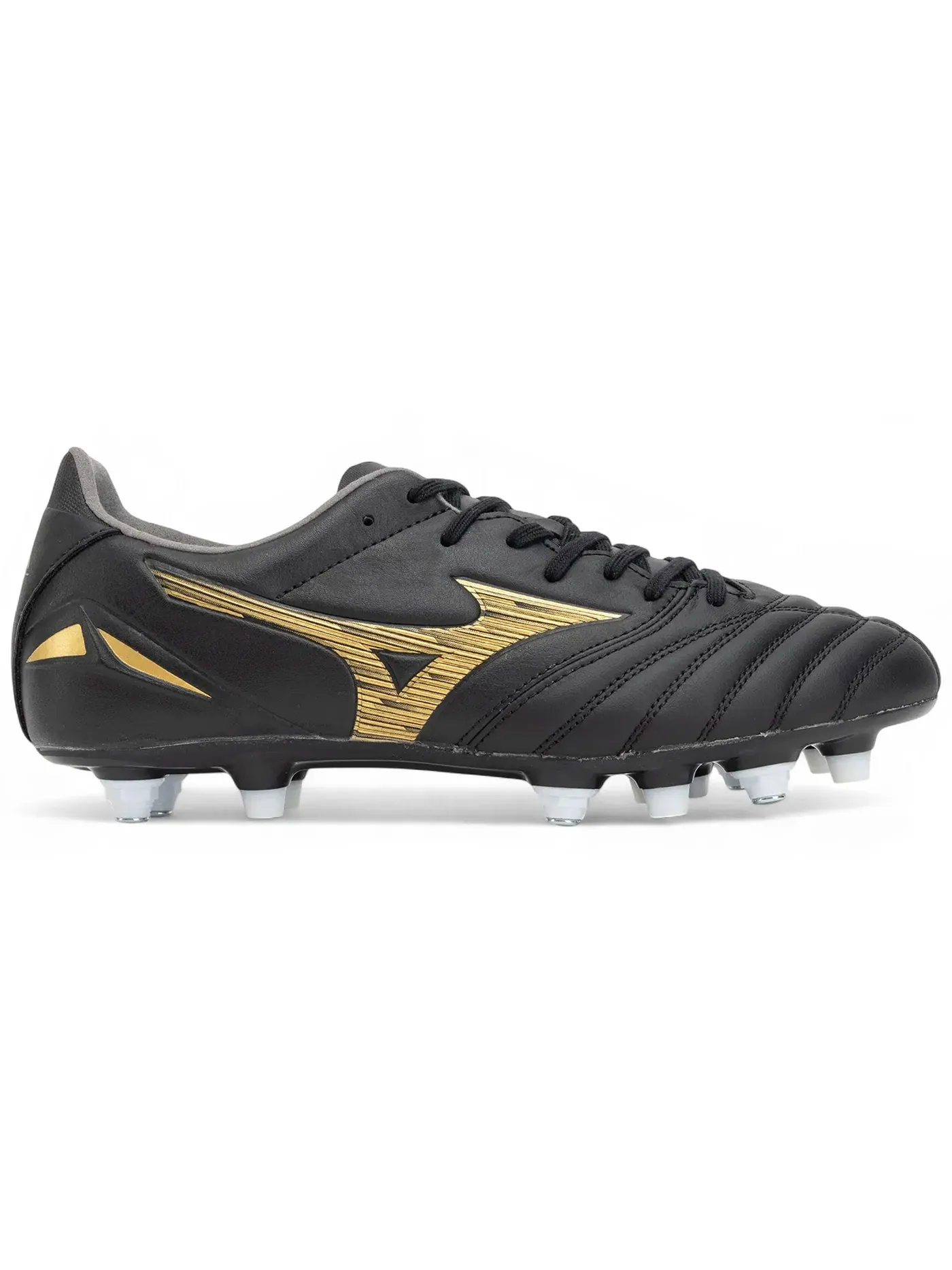Мужские бутсы с длинным рукавом Mizuno Morelia Neo IV Pro MIX — изображение 1 из 1, черный/золотистый/черный
