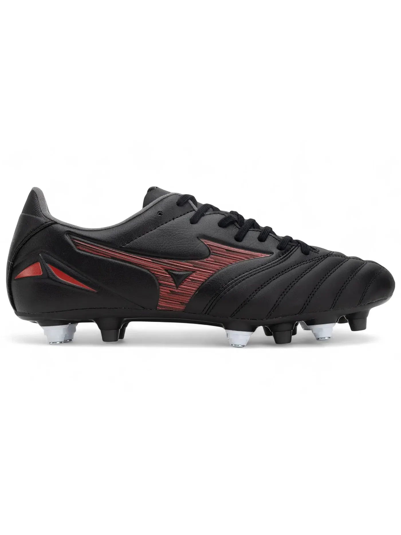 Мужские бутсы с длинным рукавом Mizuno Morelia Neo IV Pro Mix — изображение 1 из 1, черный/красный/черный