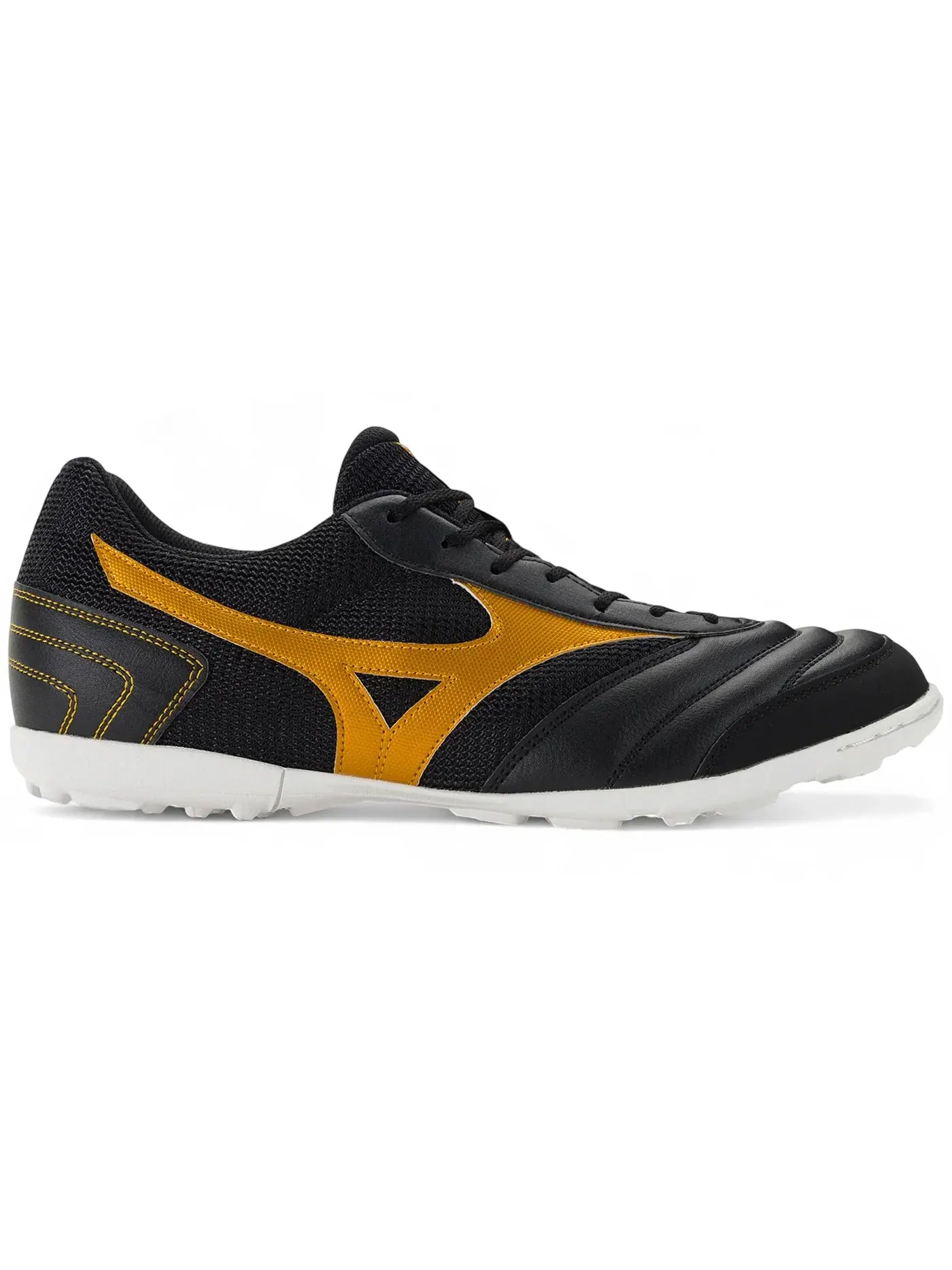 Мужские бутсы для зала Mizuno Morelia Sala Club TF — изображение 1 из 1, черный золотистый