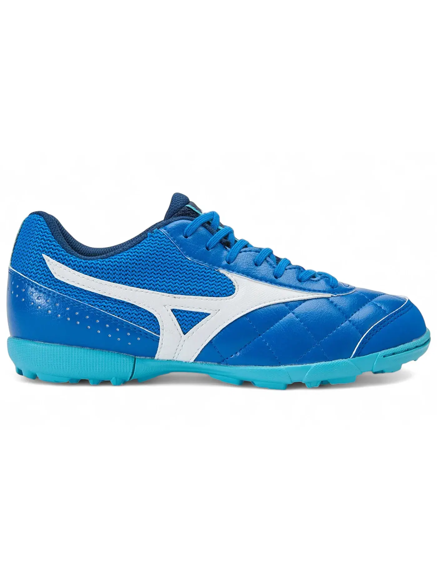 Мужские футбольные бутсы с принтом Mizuno Morelia Sala Club TF — изображение 1 из 1, синий белый