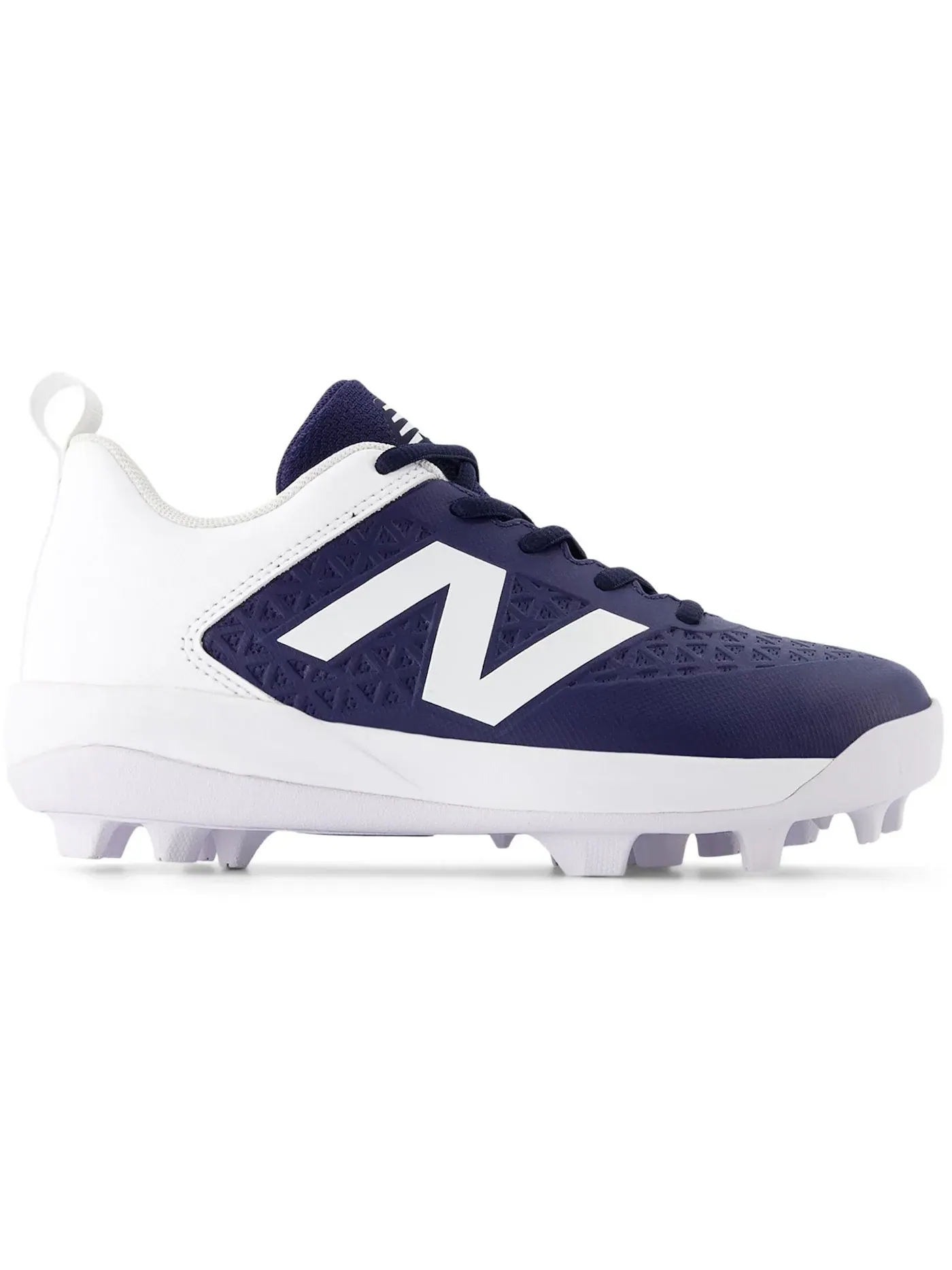 Детские бутсы RubberMolded New Balance 4040v8 — изображение 1 из 1, темно-синий/белый