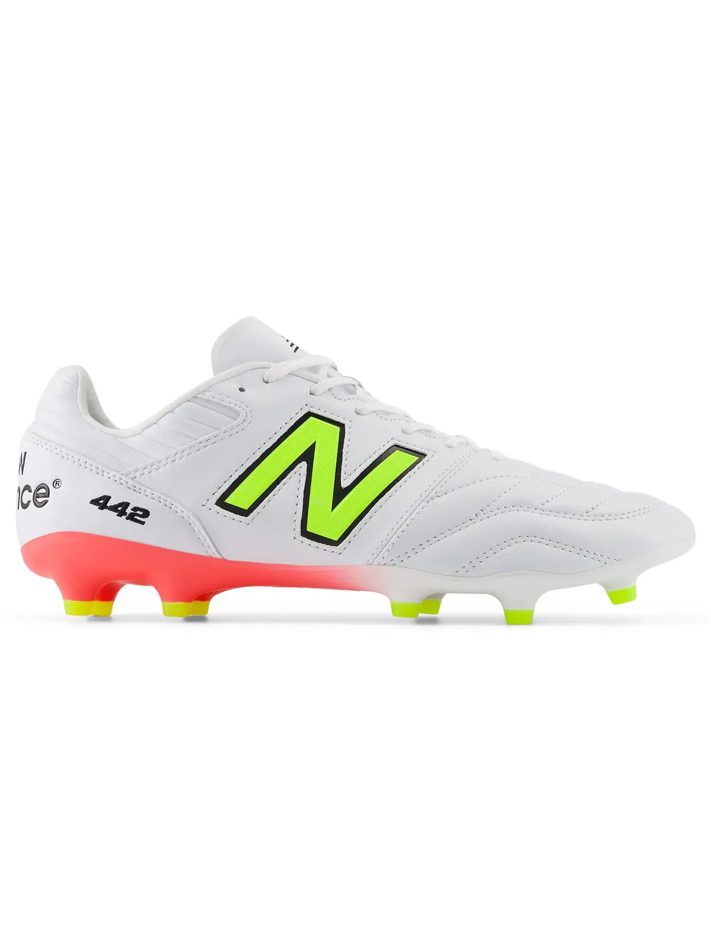 Мужские бутсы с длинным рукавом New Balance 442 Pro FG v2 New Balance — изображение 1 из 1, белый/красный
