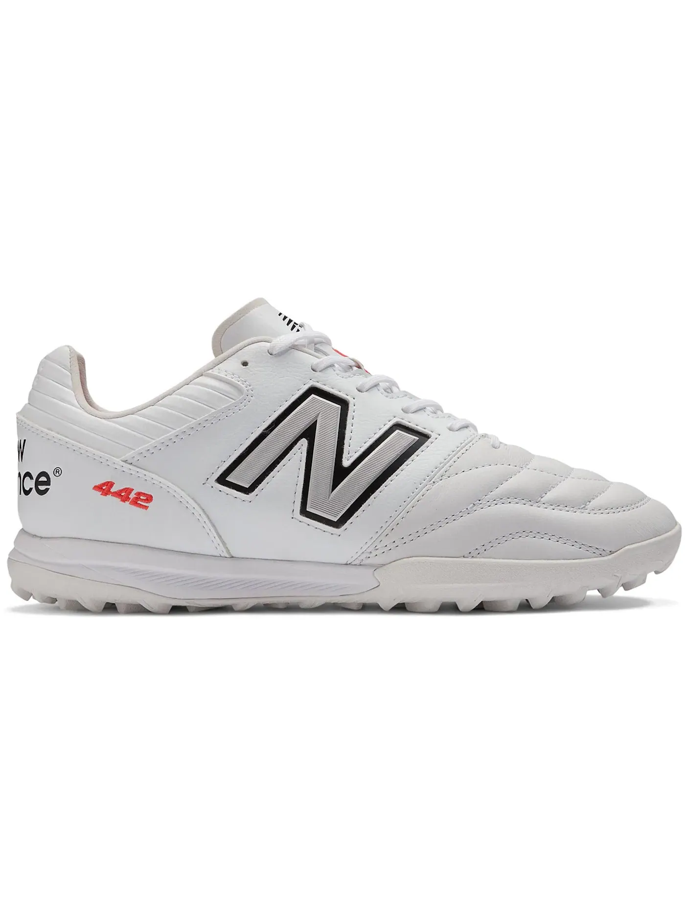Мужские бутсы TF с длинным рукавом New Balance 442 Pro TF v2 — изображение 1 из 1, белый/черный/красный