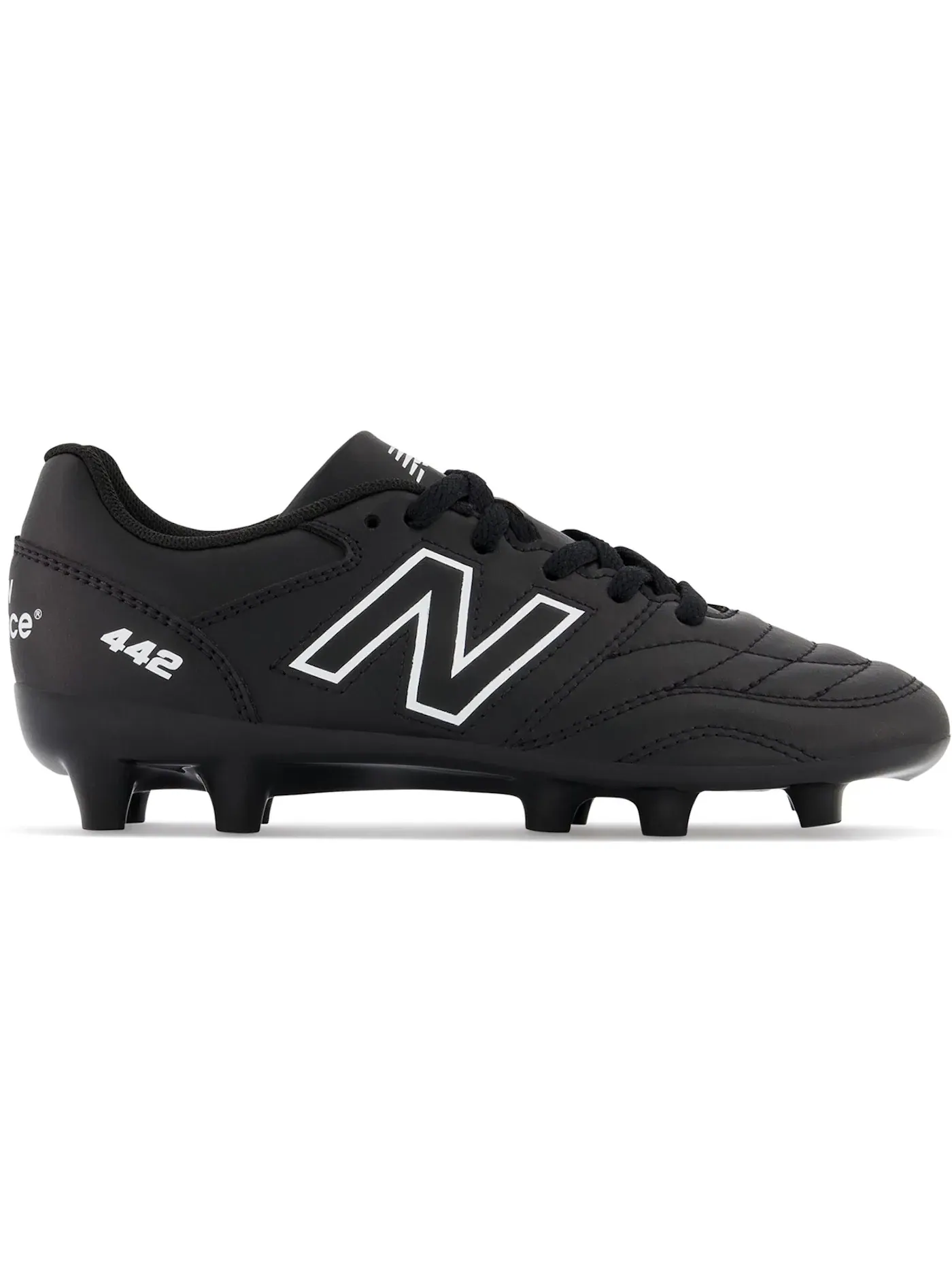 Детские бутсы с длинным рукавом New Balance 442 v2 Academy FG — изображение 1 из 1, черный/белый