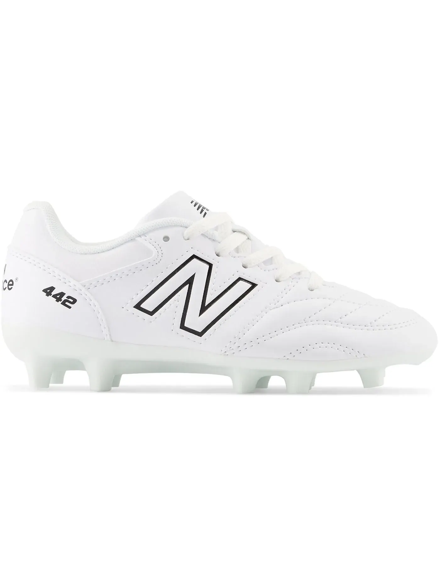 Детские бутсы для футбола New Balance 442 v2 Academy FG — изображение 1 из 1, белый/черный
