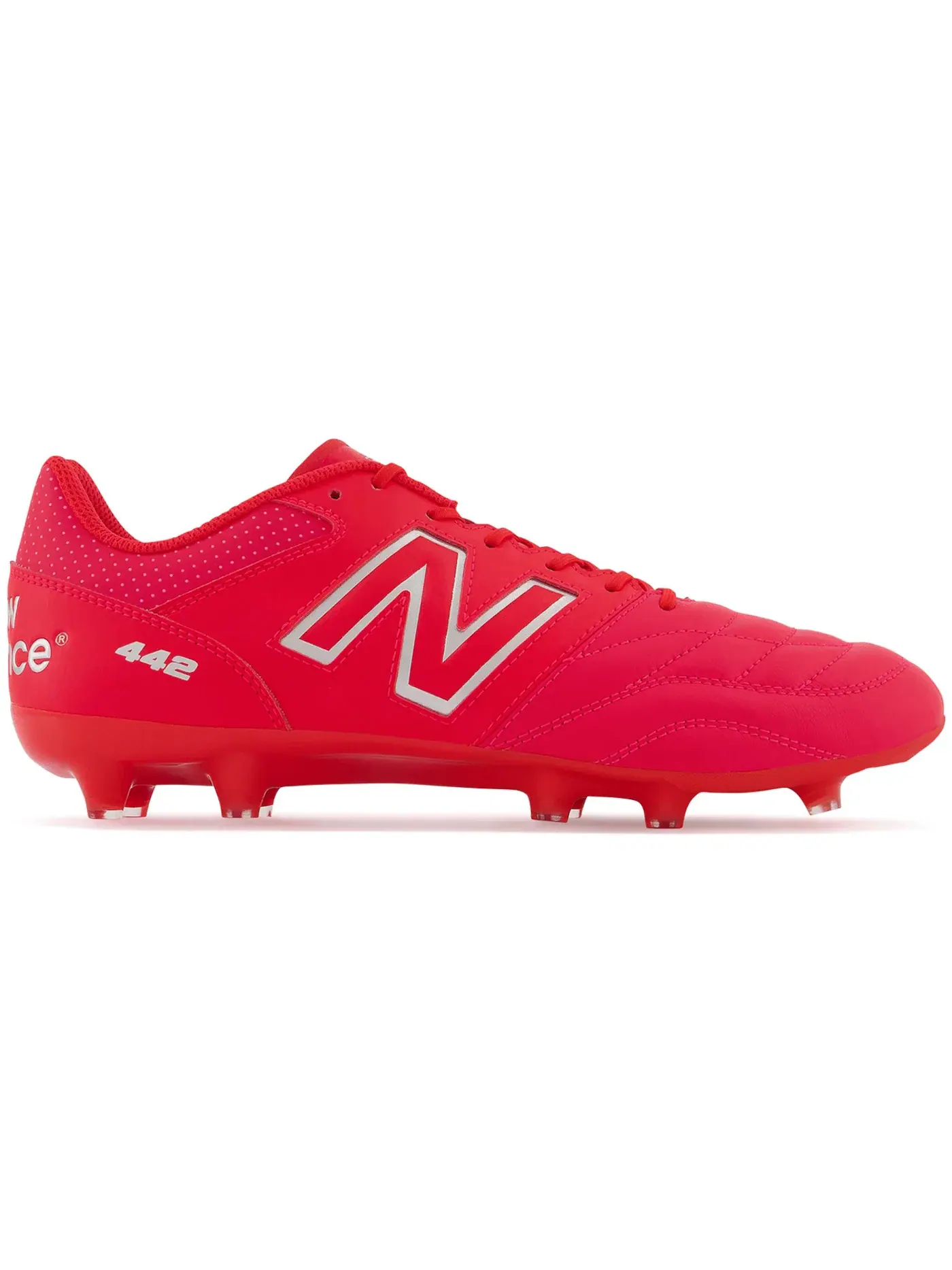 Мужские бутсы для футбола на твердом грунте New Balance 442 v2 Team FG — изображение 1 из 1, красный/белый