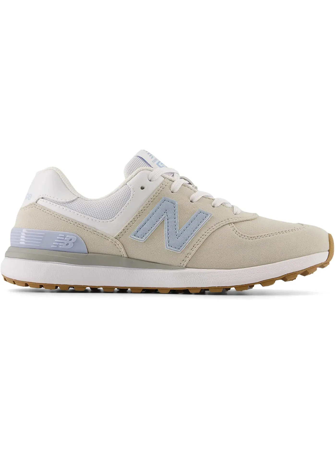 Женские бутсы New Balance 574 Greens v2 — изображение 1 из 1, белый