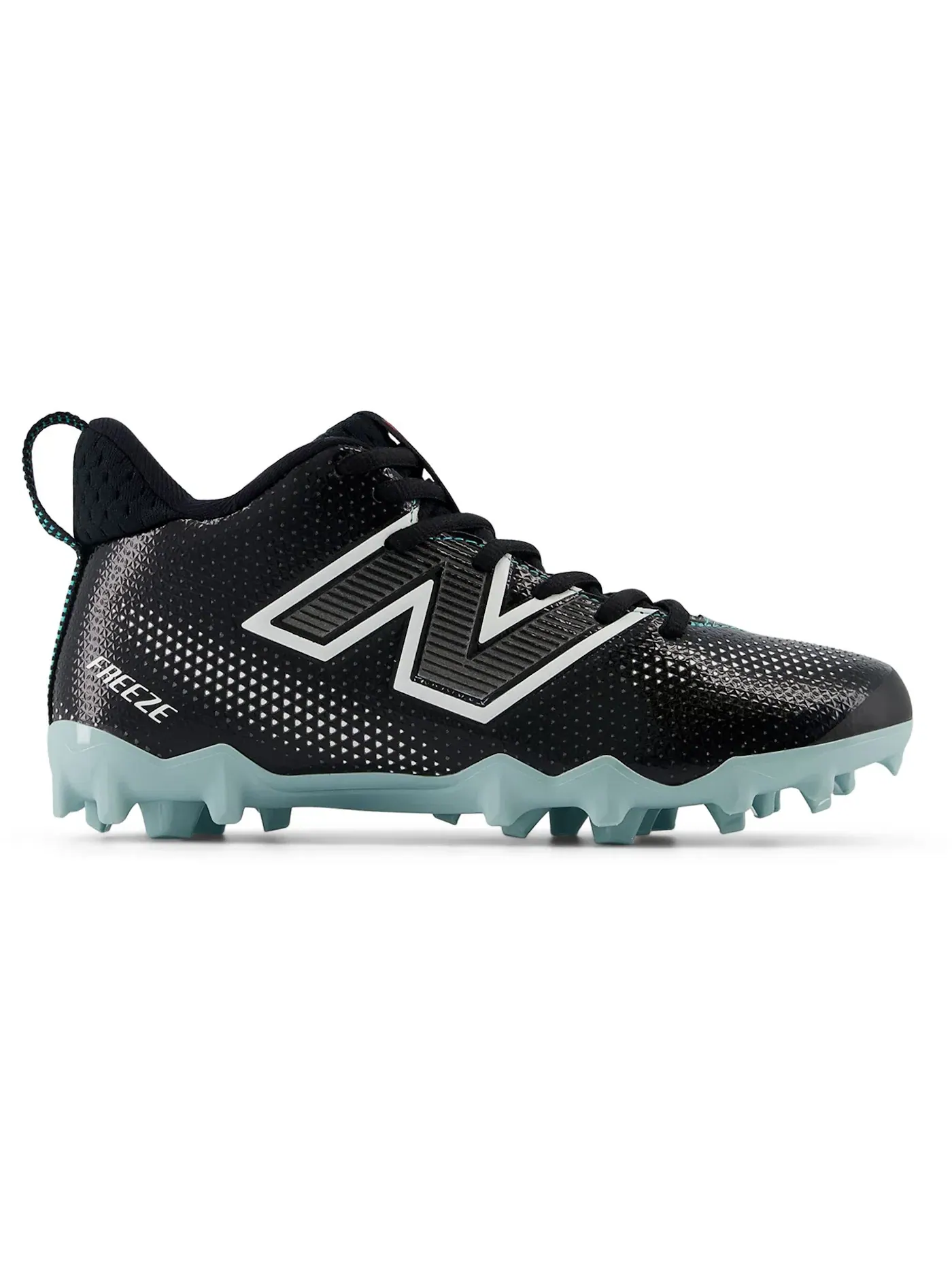 Детские бутсы New Balance FreezeLX v5 — изображение 1 из 1, черный/белый