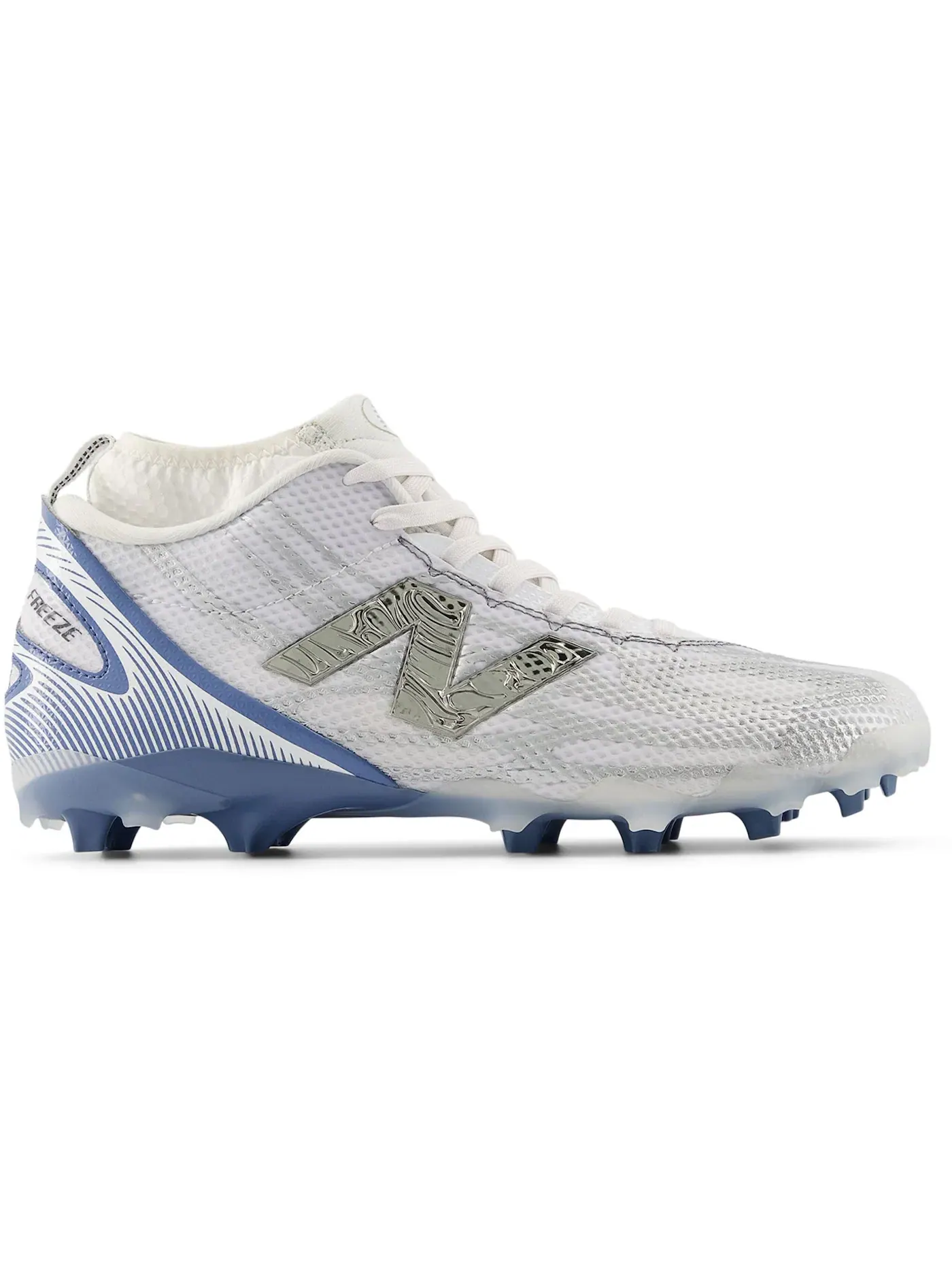 Мужские бутсы New Balance FreezeLX v5 Liquid Silver — изображение 1 из 1, белый серебристый синий