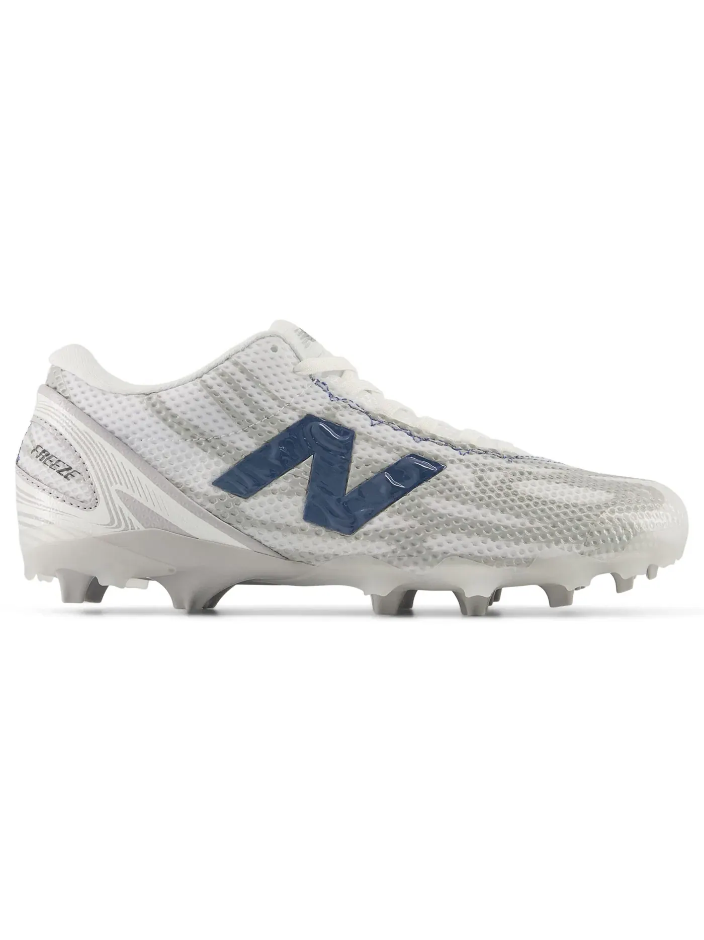 Женские бутсы New Balance FreezeLX v5 Low Liquid Silver — изображение 1 из 1, белый/синий