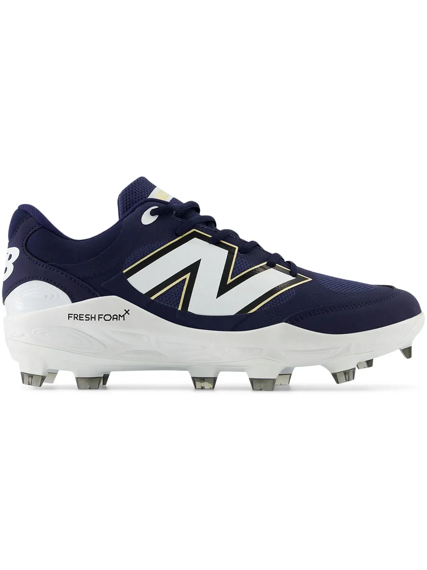 Мужские бутсы с технологией Fresh Foam New Balance Fresh Foam 3000v7 Molded — изображение 1 из 1, темно-синий белый
