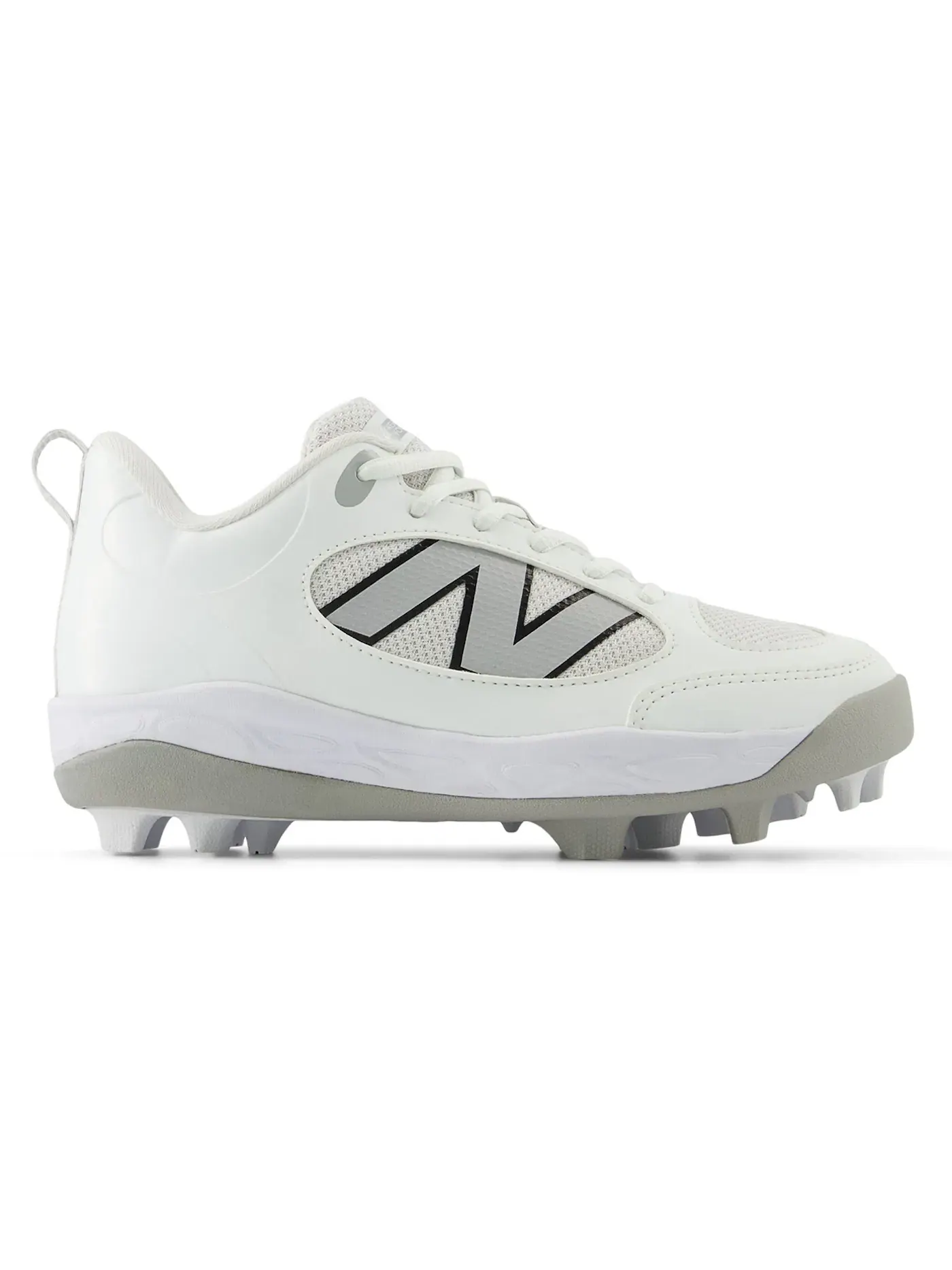 Детские бутсы New Balance Fresh Foam 3000v7 Rubber Molded — изображение 1 из 1, белый черный