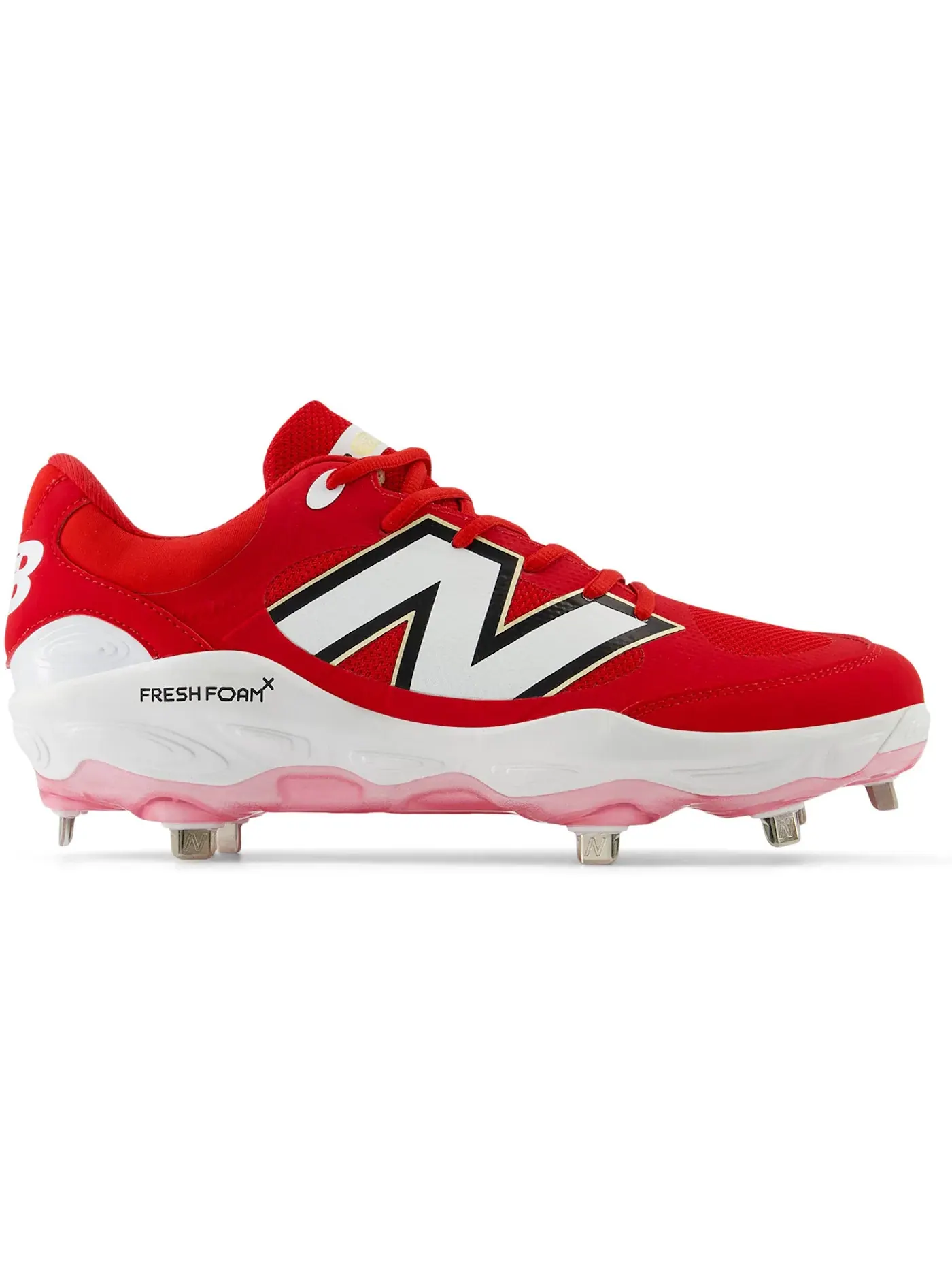 Мужские бутсы для бейсбола с технологией Fresh Foam New Balance Fresh Foam 3000v7 — изображение 1 из 1, красный белый