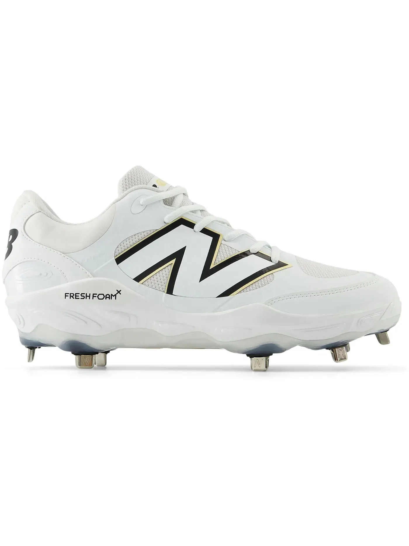 Мужские бутсы с технологией Fresh Foam New Balance Fresh Foam 3000v7 — изображение 1 из 1, белый/черный