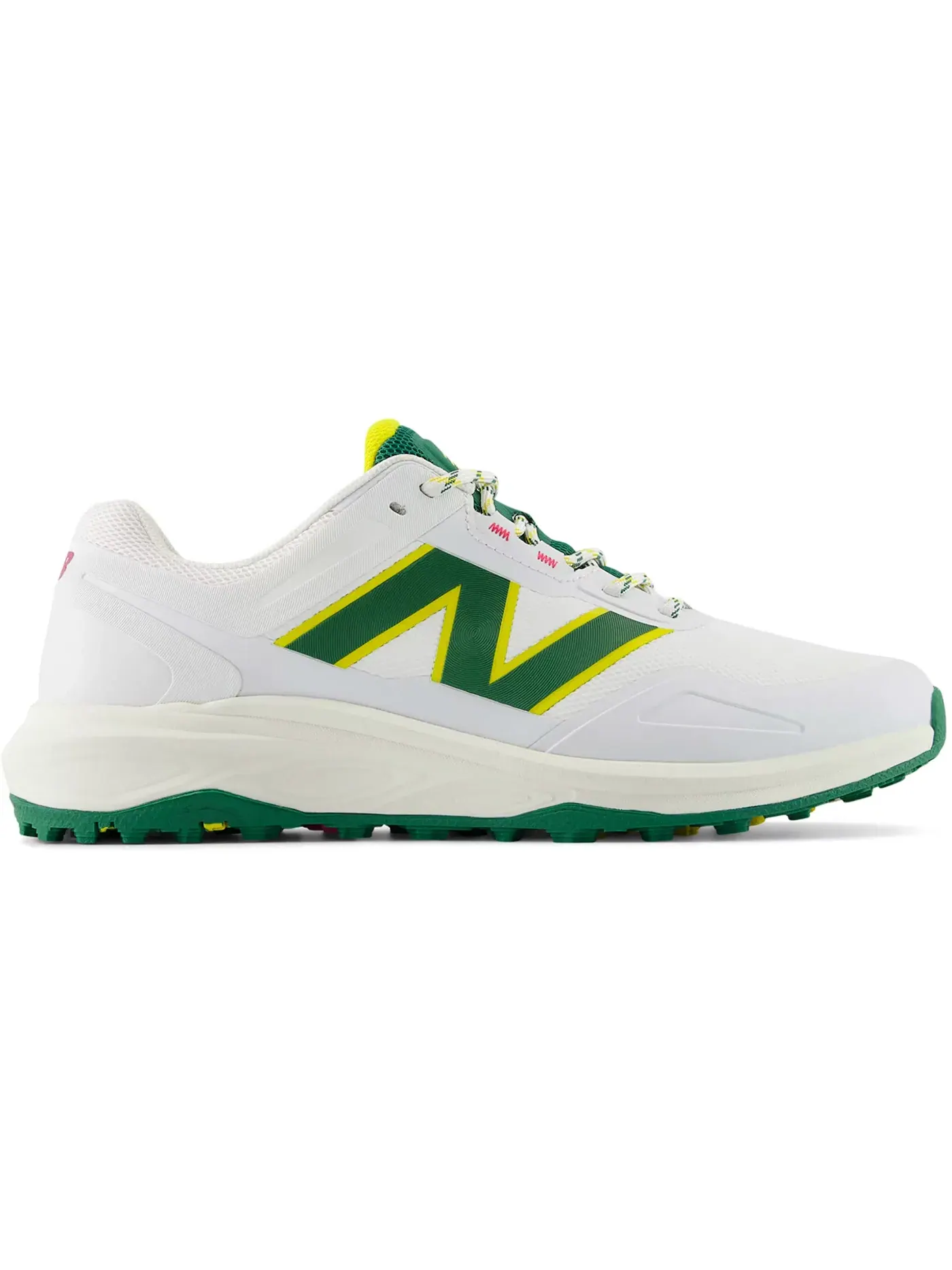 Мужские бутсы с шипами New Balance Fresh Foam Contend v3 — изображение 1 из 1, белый/зеленый