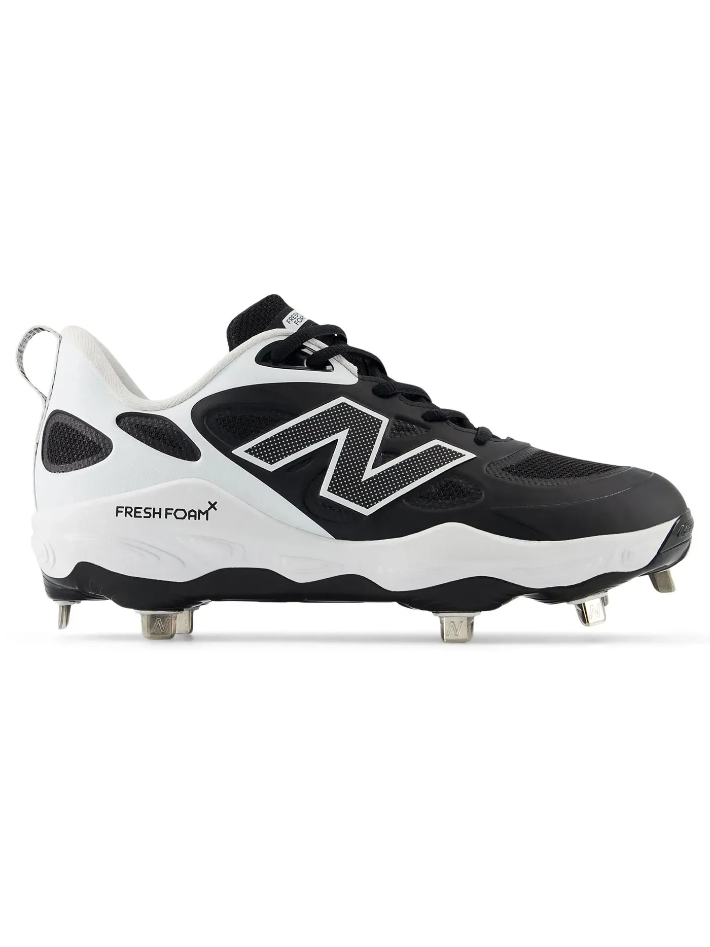 Женские бутсы New Balance Fresh Foam Velo v4 Metal — изображение 1 из 1, черный/белый