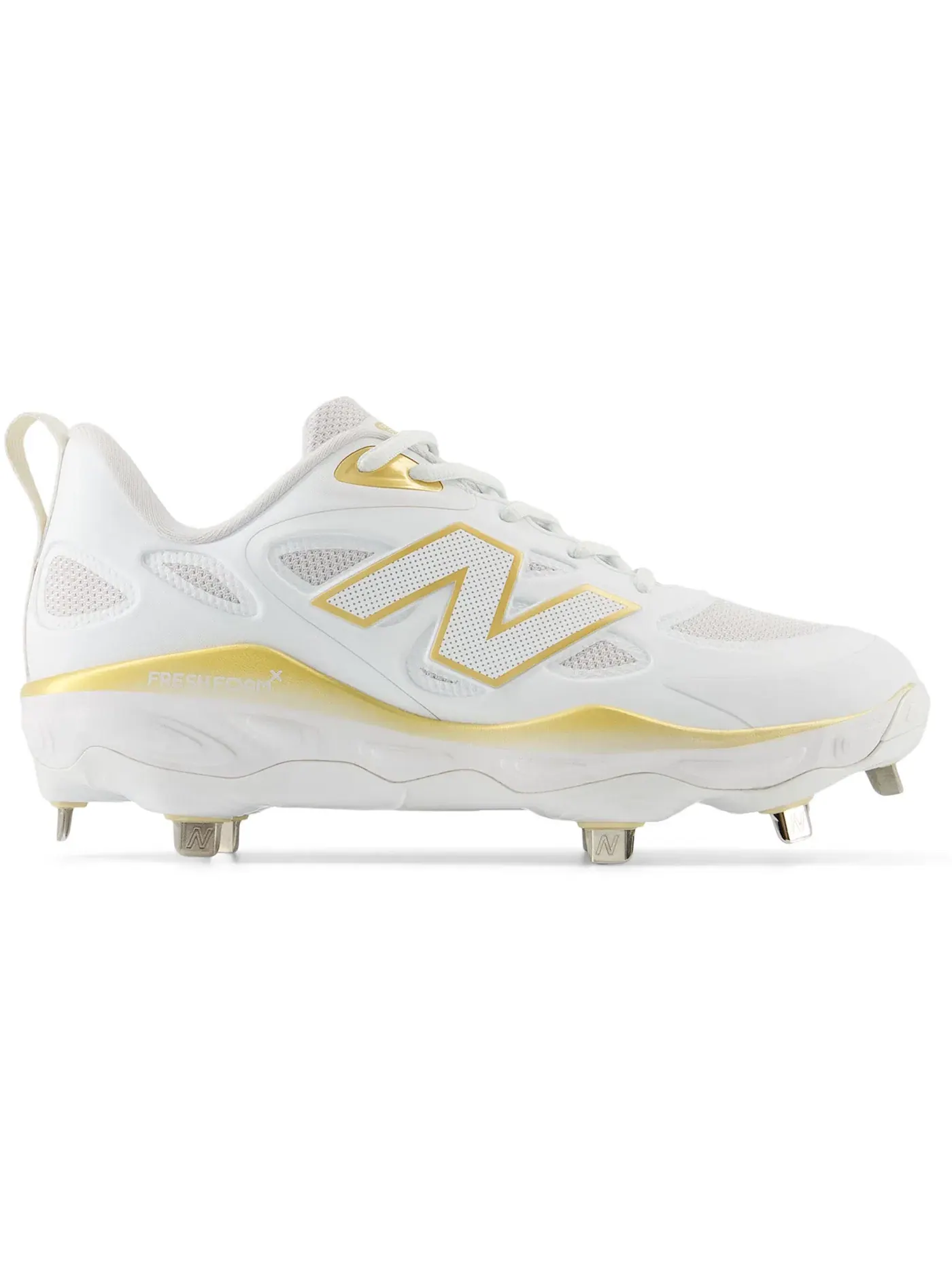 Женские бутсы New Balance Fresh Foam Velo v4 Metal — изображение 1 из 1, золотистый