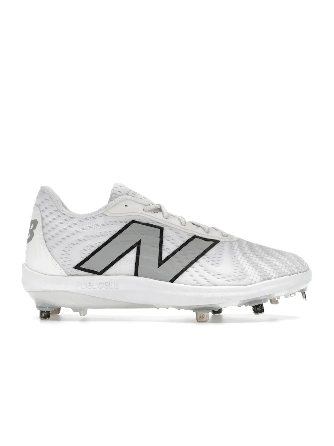 Мужские бутсы с металлическими шипами New Balance FuelCell 4040 v7 Metal — изображение 1 из 4, белый