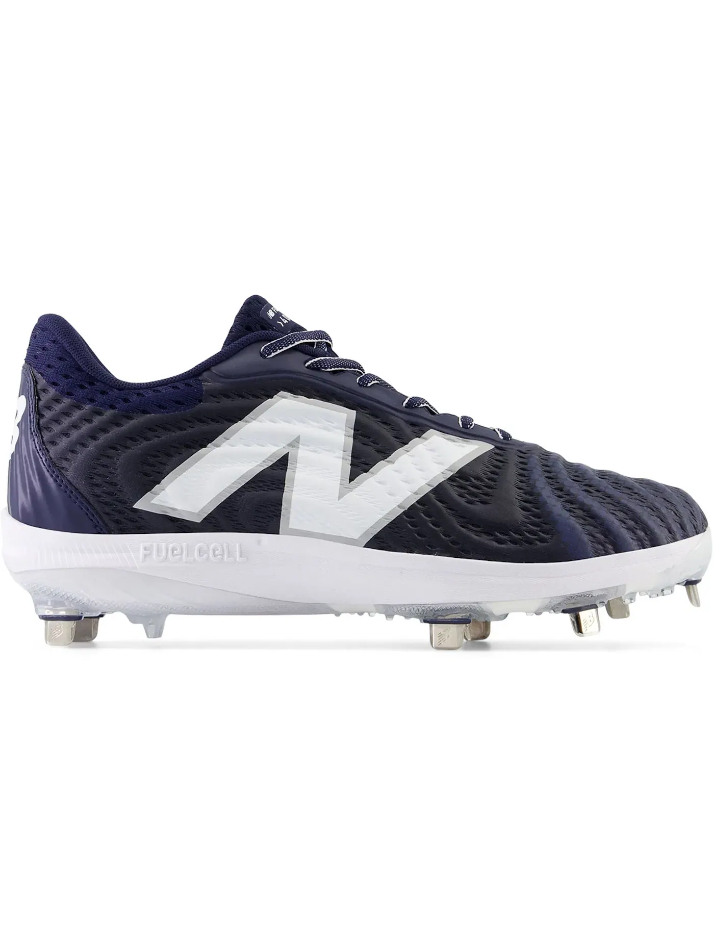 Мужские бутсы с металлическими шипами New Balance FuelCell 4040 v7 Metal — изображение 1 из 1, темно-синий белый