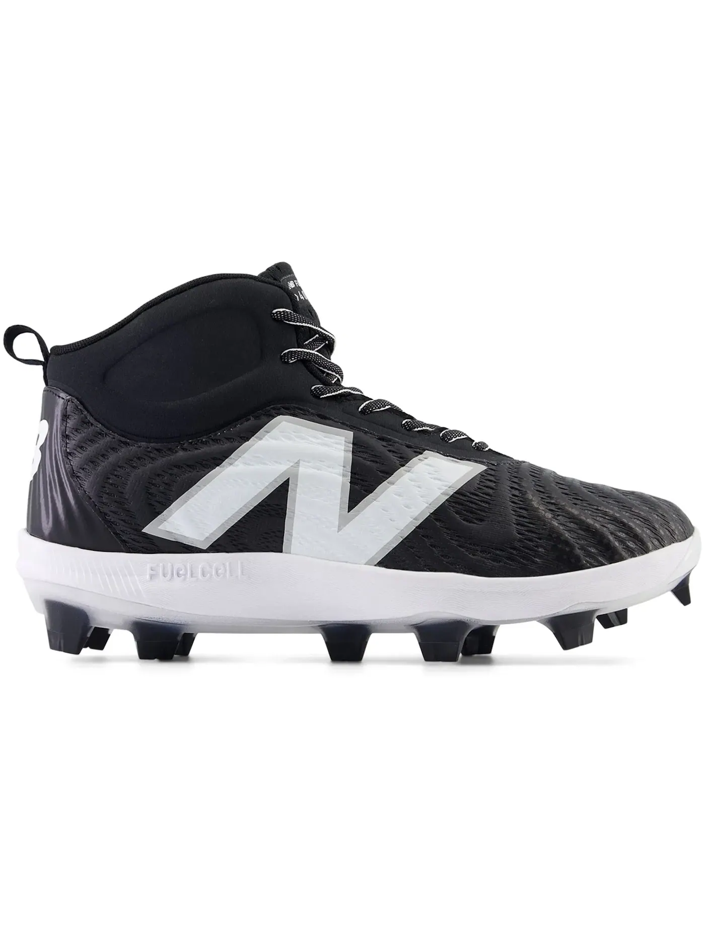 Мужские бутсы с высокой посадкой New Balance FuelCell 4040v7 Mid Molded — изображение 1 из 1, черный/белый