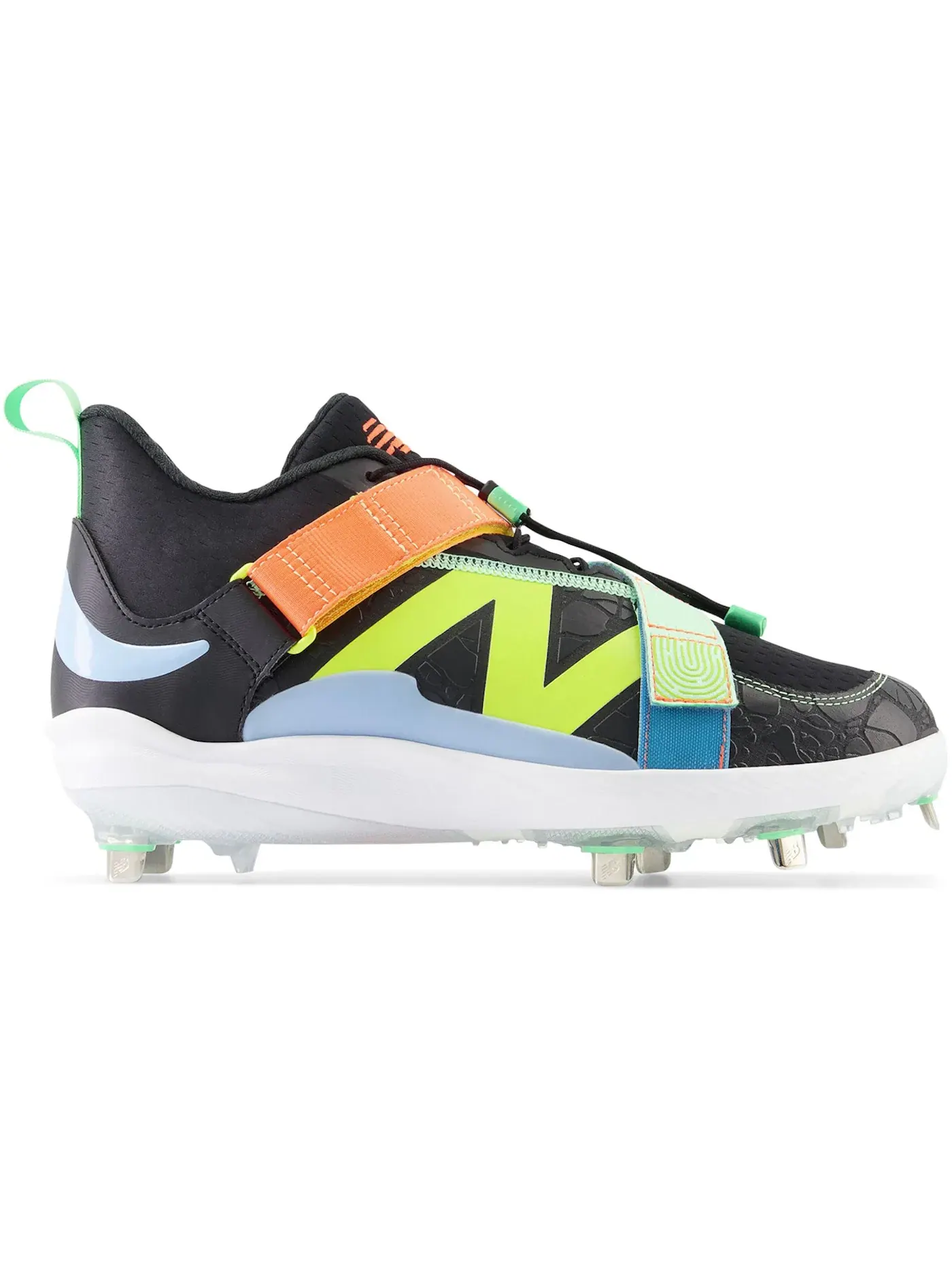 Мужские бутсы с технологией FuelCell New Balance FuelCell Lindor 2 — изображение 1 из 1, черный/неоновый