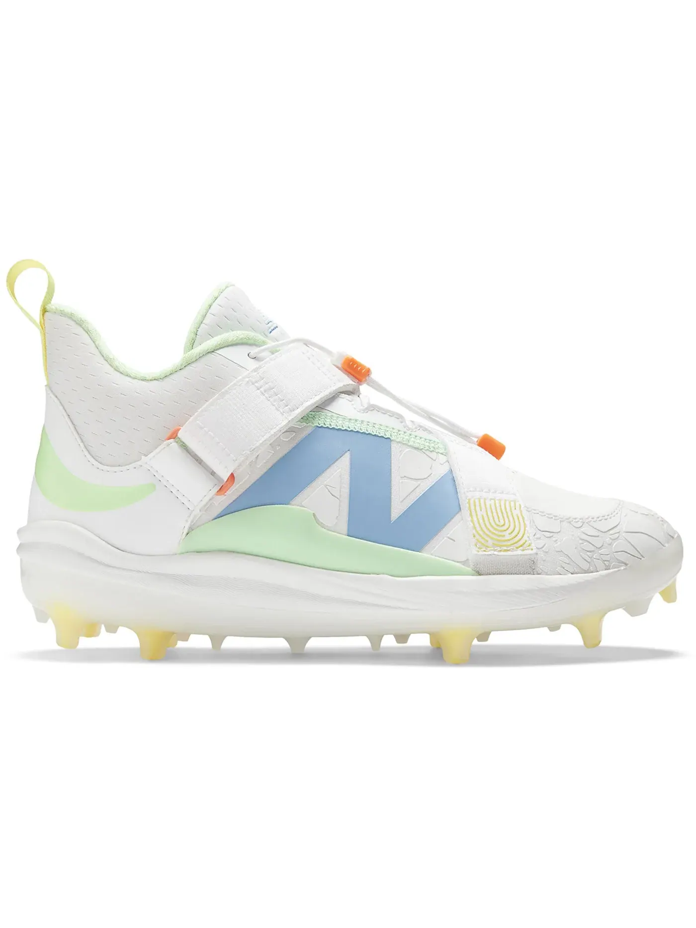 Мужские бутсы с технологией FuelCell New Balance FuelCell Lindor 2 Comp — изображение 1 из 1, белый/неоновый