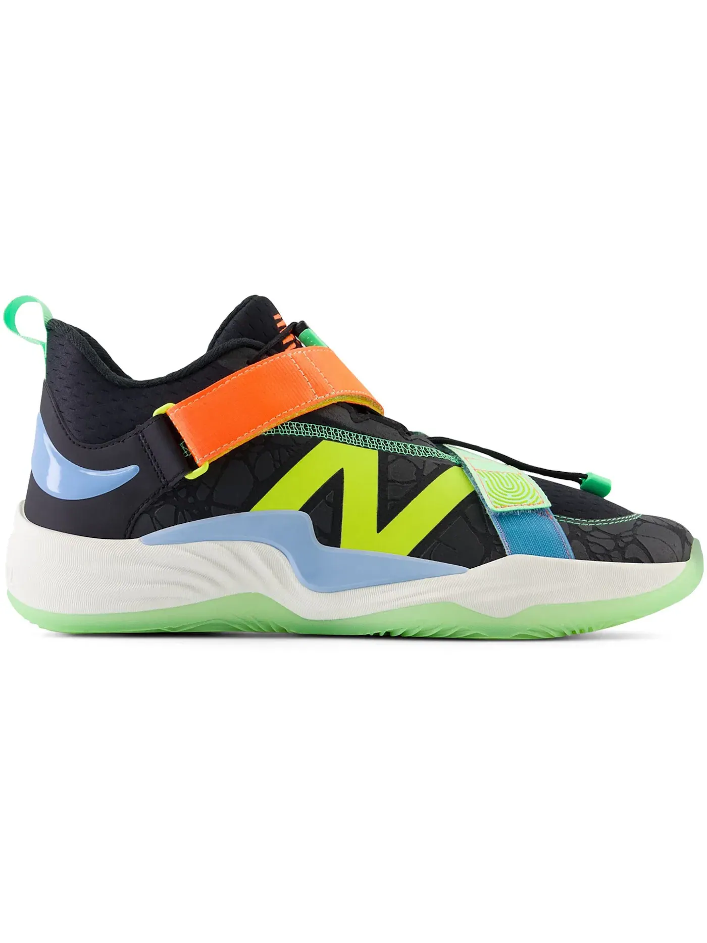 Мужские бутсы New Balance FuelCell Lindor 2 PreGame — изображение 1 из 1, черный/неоновый