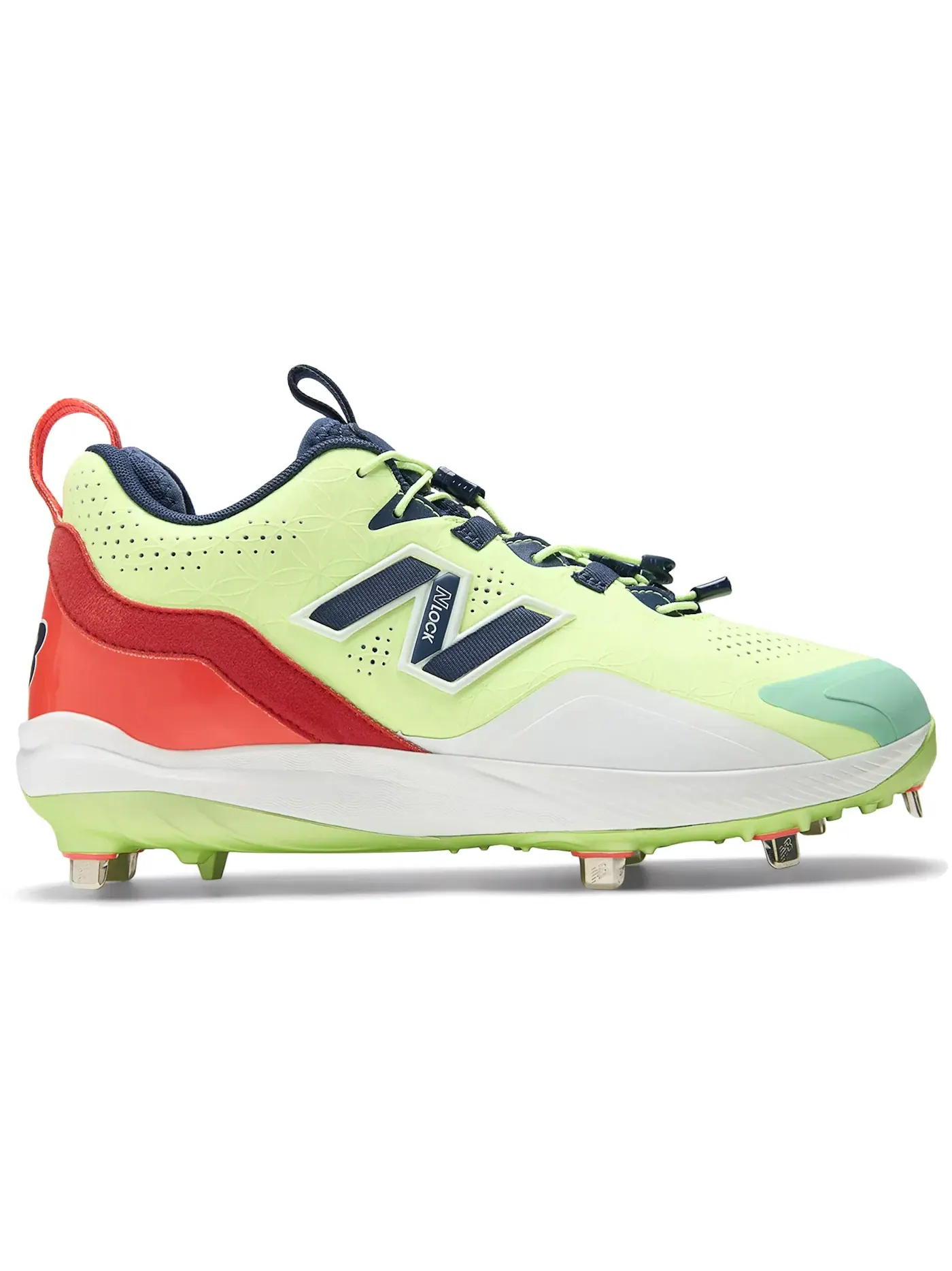 Мужские бутсы с принтом New Balance FuelCell Lindor 3 — изображение 1 из 1, красный