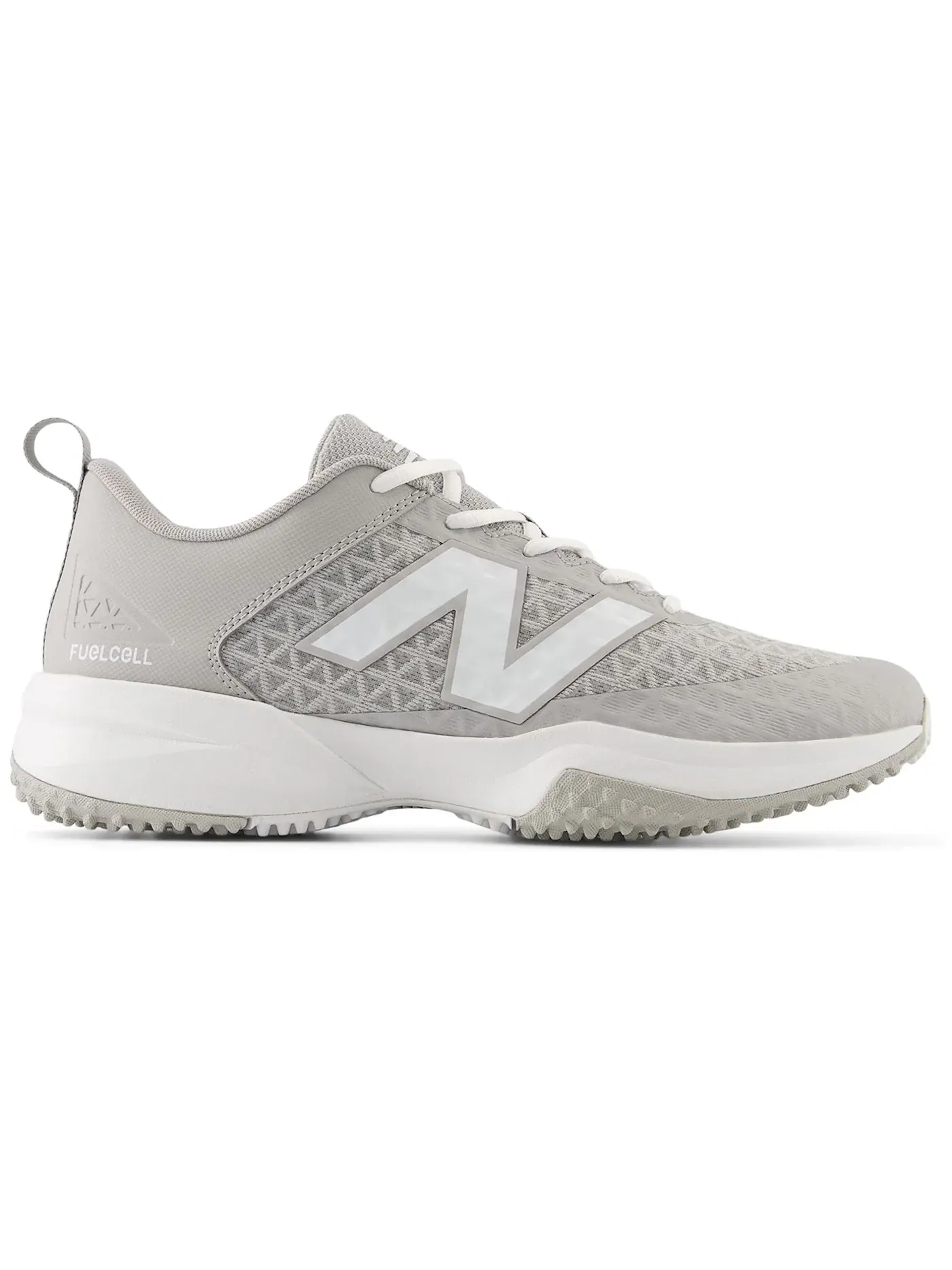 Мужские бейсбольные бутсы FuelCell 4040 v8 TurfTrainer New Balance — изображение 1 из 1, серый/белый