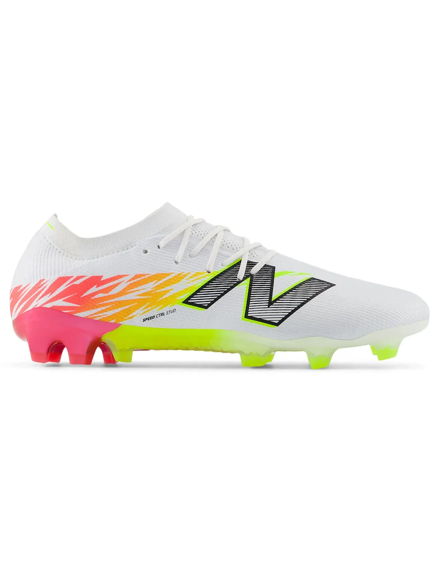 Мужские бутсы Furon Elite FG V8 New Balance — изображение 1 из 1, белый/красный