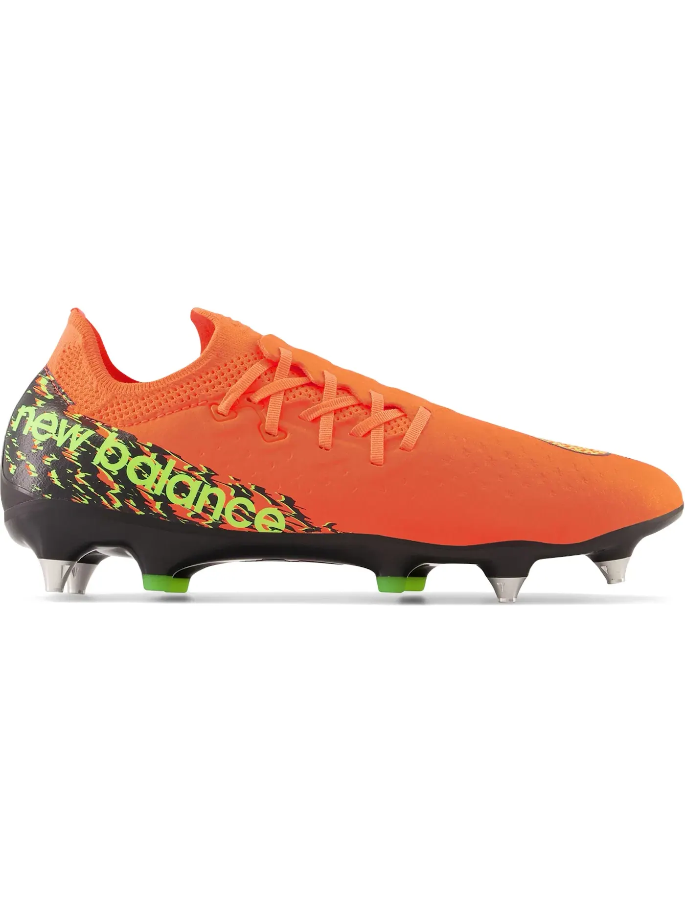 Мужские бутсы с длинным рукавом New Balance Furon v7 Pro SG — изображение 1 из 1, неоновый/черный/зеленый