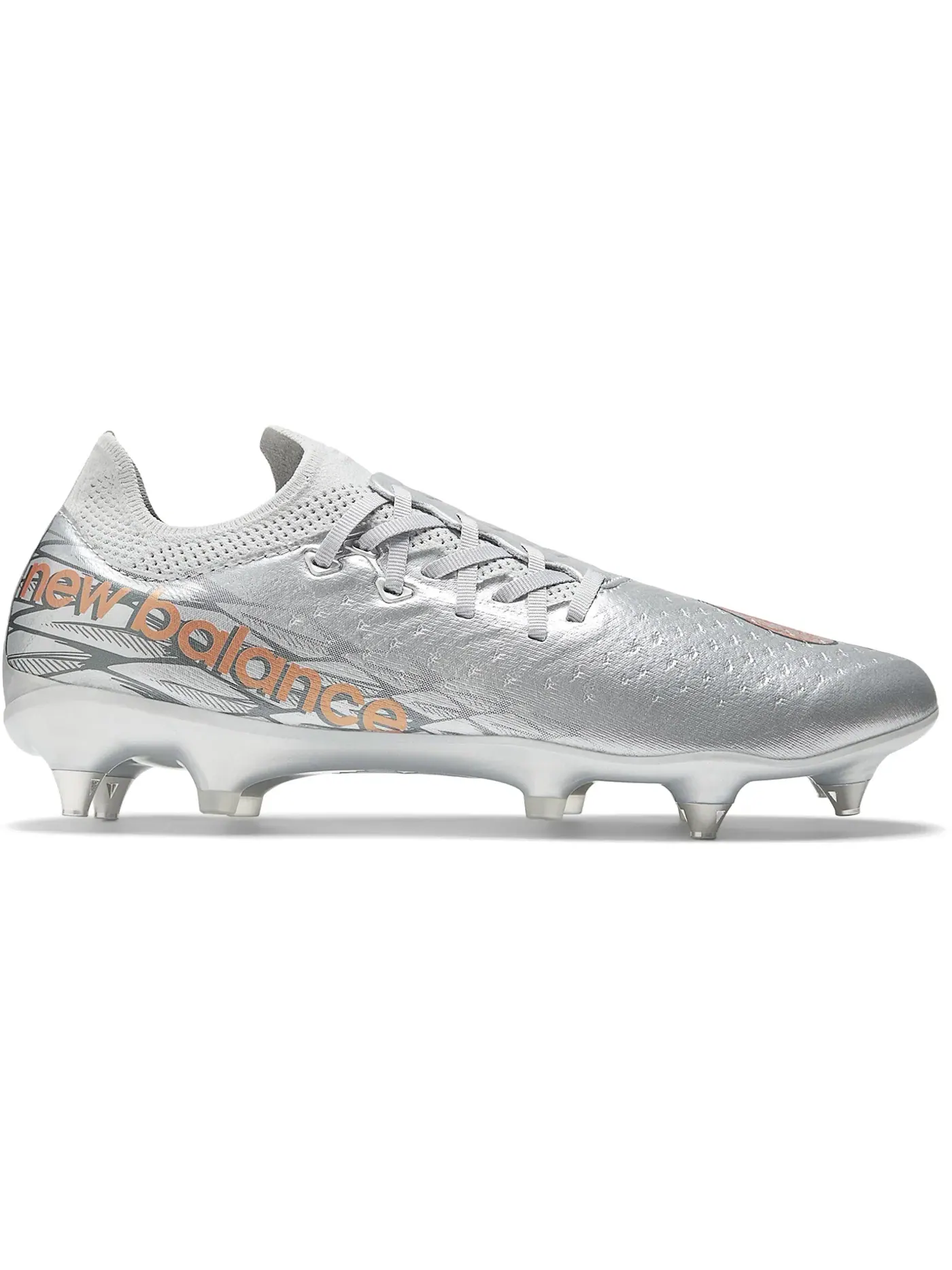 Мужские бутсы с шипами New Balance Furon v7 Pro SG — изображение 1 из 1, серебристый серый