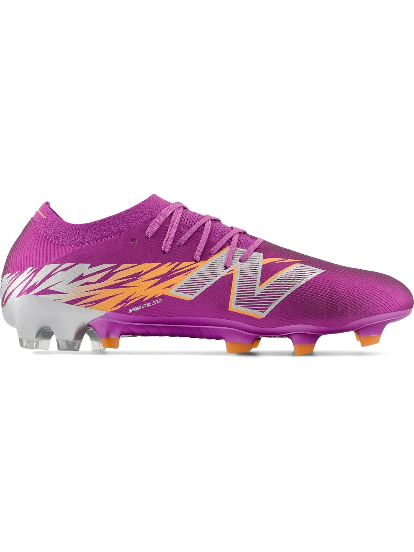 Мужские бутсы с энергозапасной колодкой New Balance Furon v8 Elite FG — изображение 1 из 1, серебристый металлик