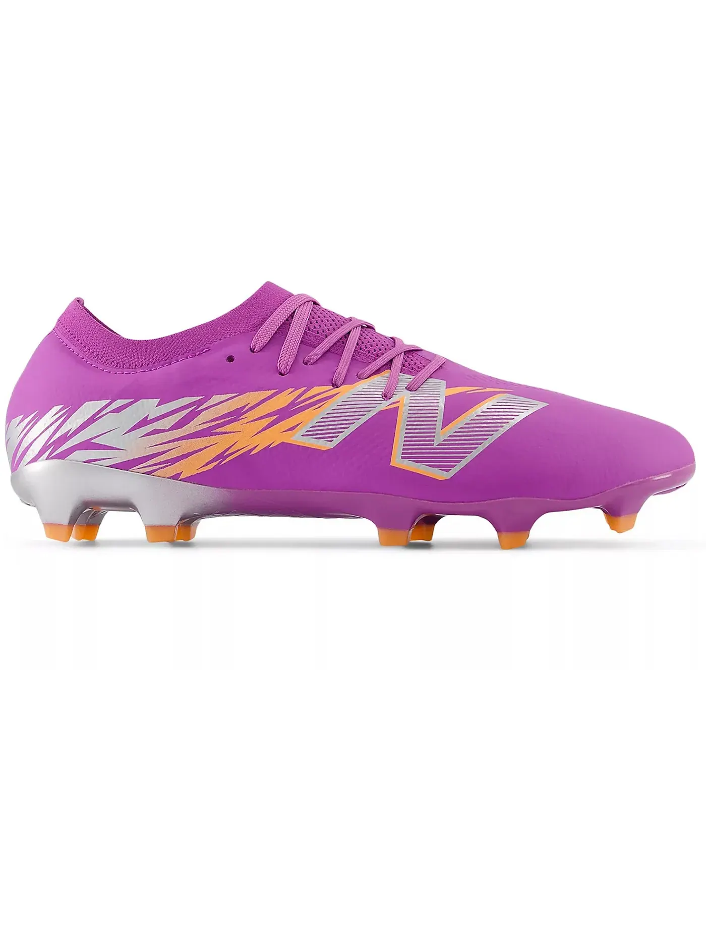 Мужские бутсы с длинным рукавом New Balance Furon V8 Pro FG — изображение 1 из 1, серебристый металлик